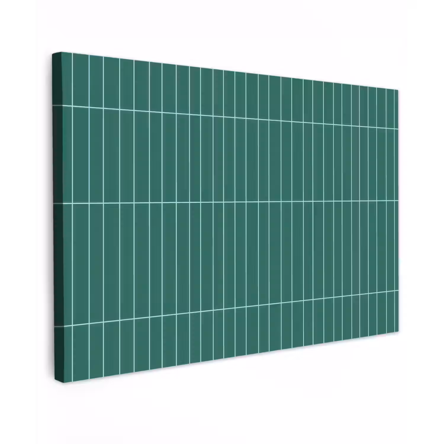 Patroon - Tegel - Saliegroen Tuinposter op houten frame 2 cm dik klein 845 -3d