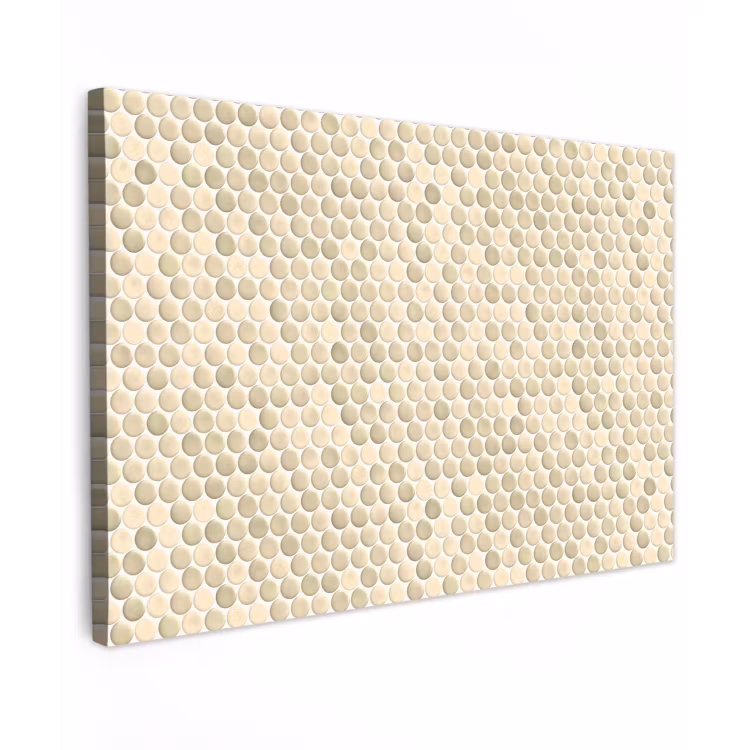 Penny - Mozaïek - Zand Tuinposter op houten frame 2 cm dik klein 845 -3d