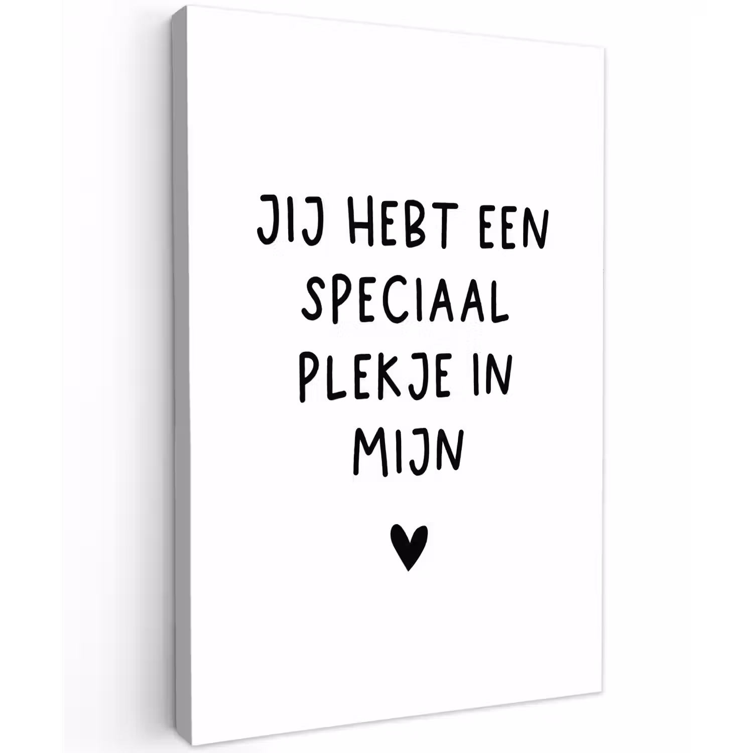 Quotes - Een speciaal plekje in mijn hart - Spreuken Tuinposter op houten frame 2 cm dik klein -3d