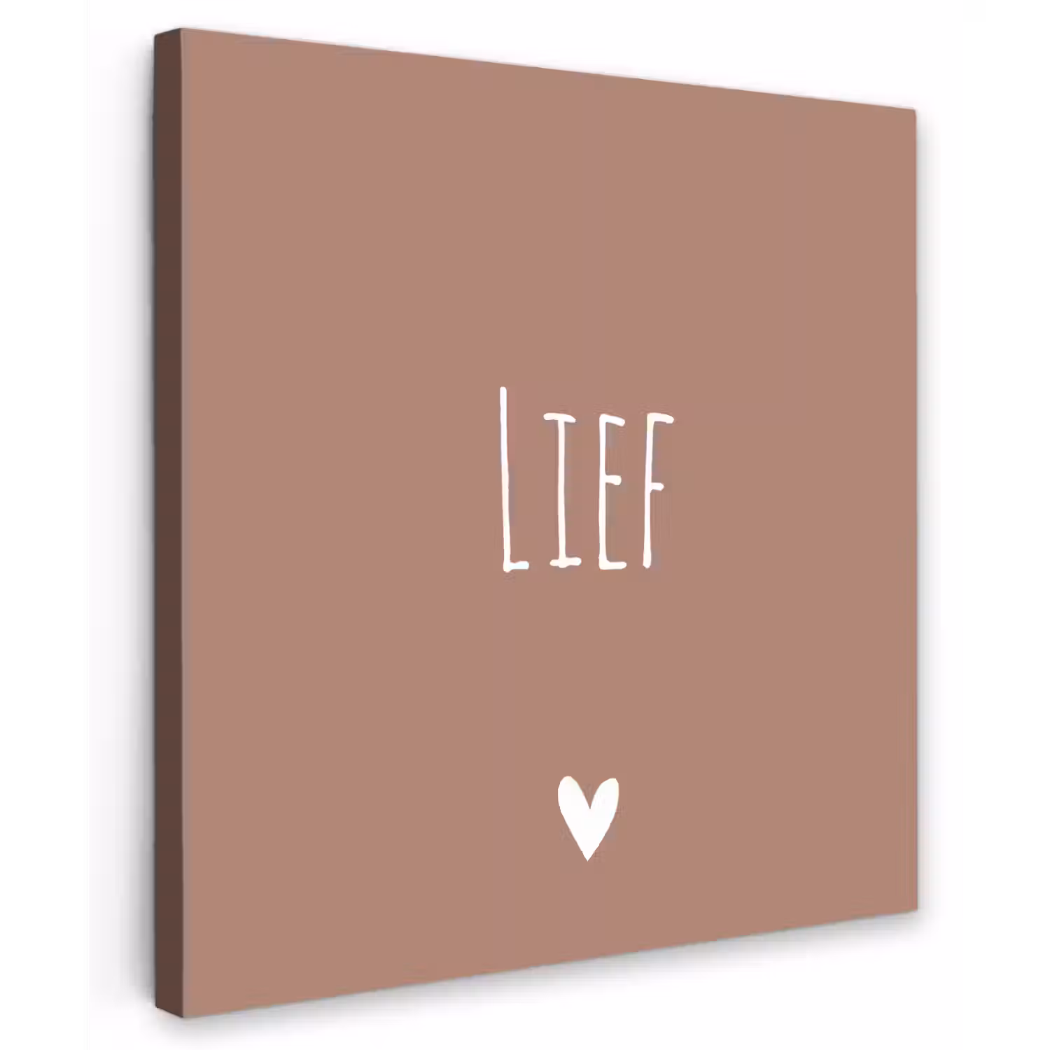 Spreuken - Lief - Quotes Tuinposter op houten frame 2 cm dik middel -3d