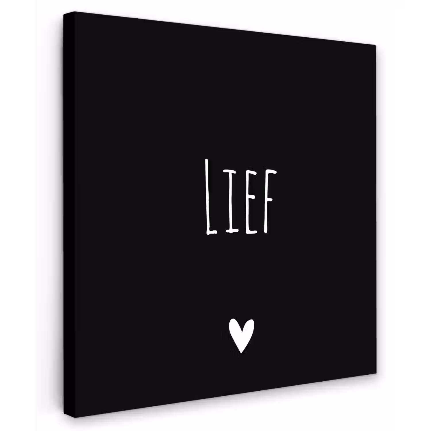 Spreuken - Lief - Quotes Tuinposter op houten frame 2 cm dik middel -3d