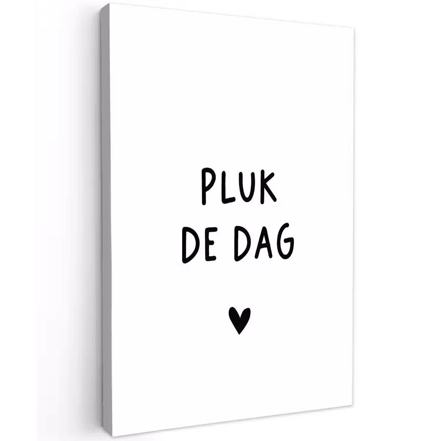 Spreuken - Pluk de dag - Quotes - Carpe diem Tuinposter op houten frame 2 cm dik klein -3d
