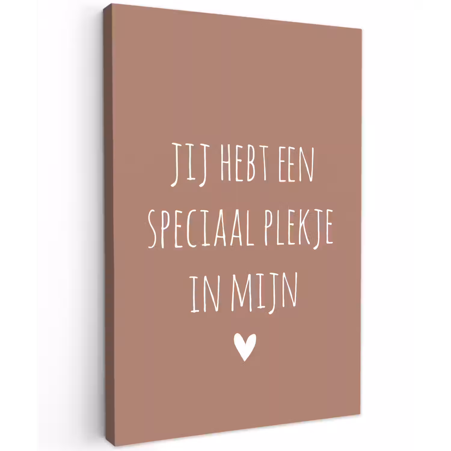 Spreuken - Quotes- Een speciaal plekje in mijn hart Tuinposter op houten frame 2 cm dik klein -3d