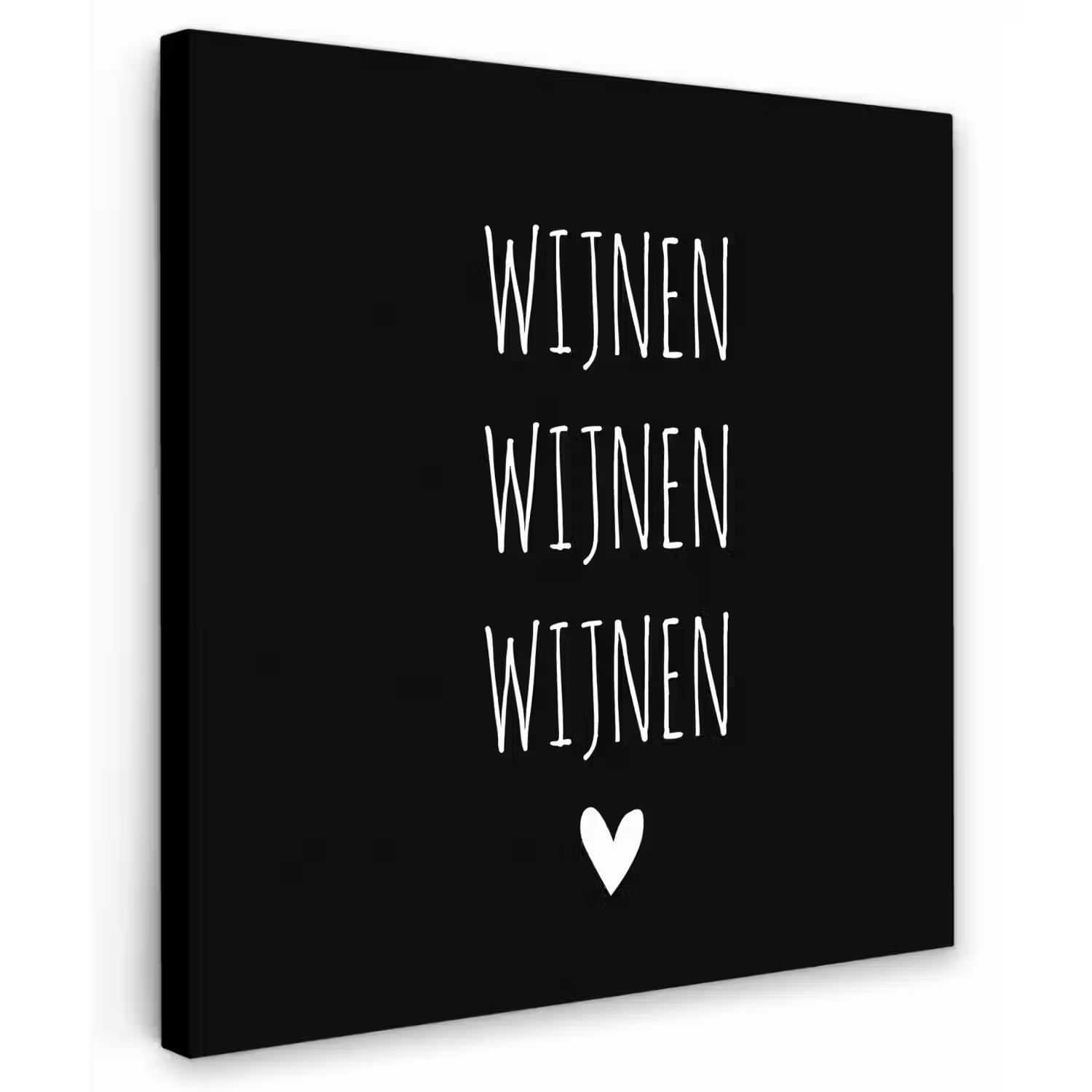 Spreuken - Quotes - Wijnen wijnen wijnen Tuinposter op houten frame 2 cm dik middel -3d