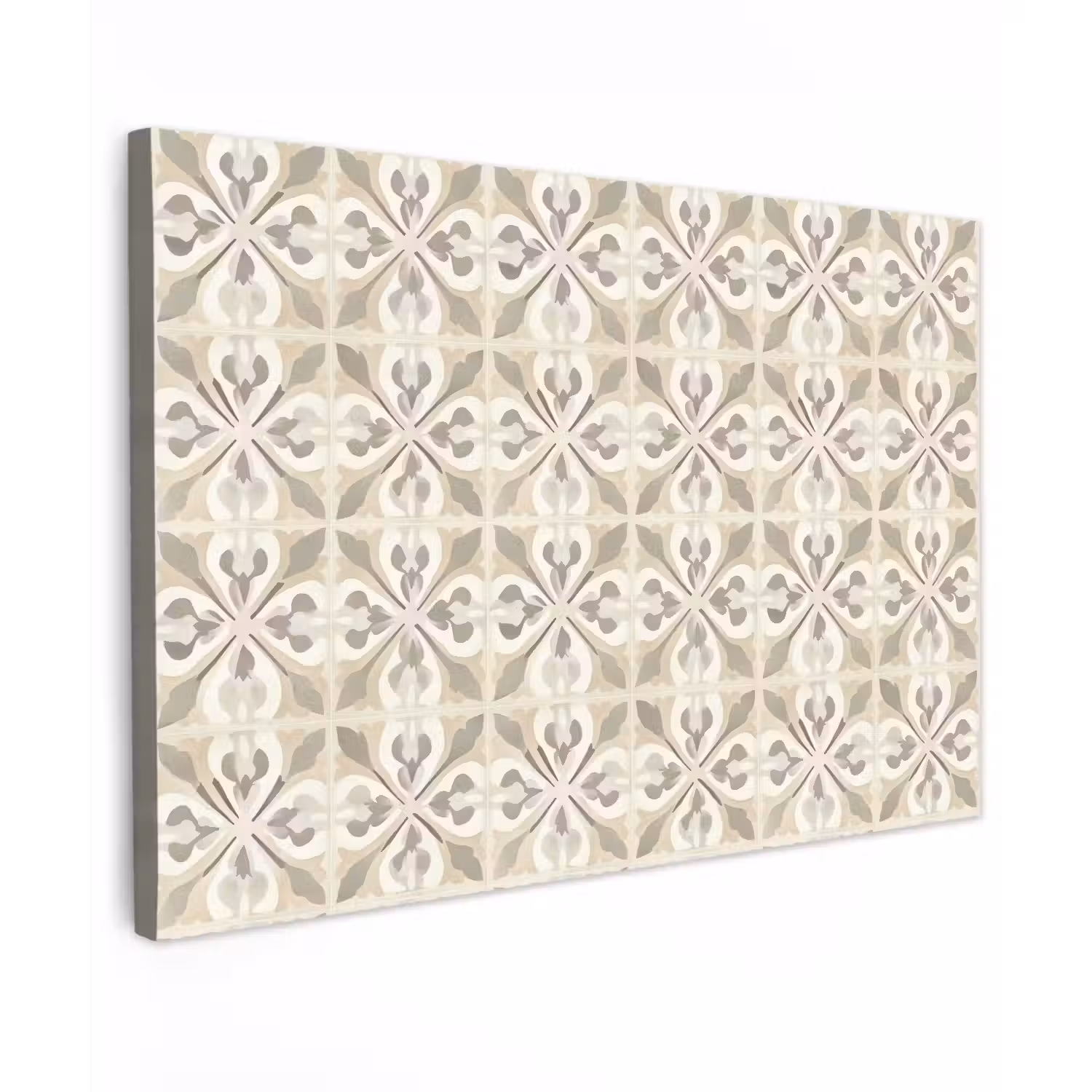Tegel - Motief - Beige Tuinposter op houten frame 2 cm dik klein 845 -3d
