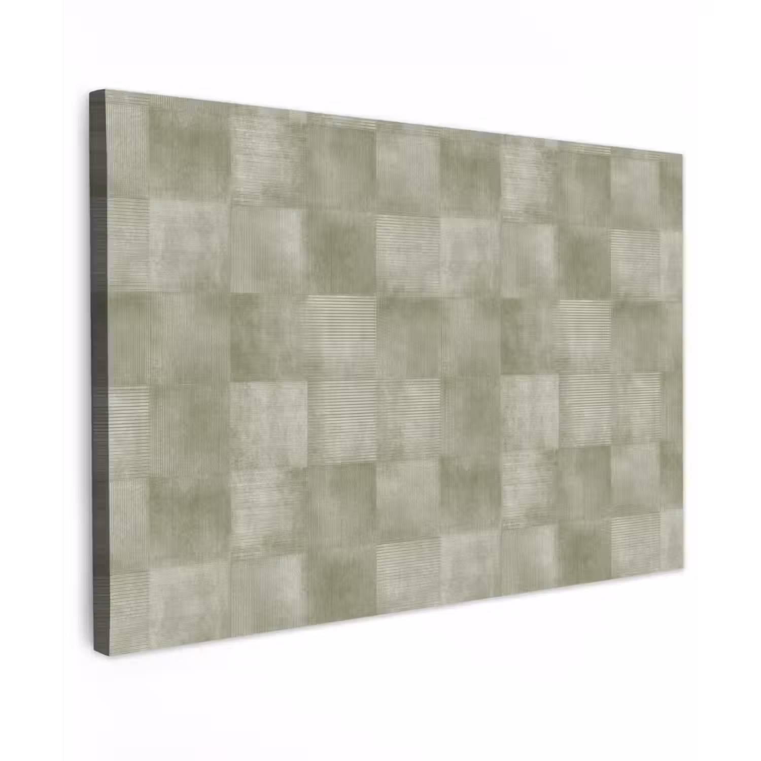 Vlakken - Rustiek - Groen Tuinposter op houten frame 2 cm dik klein 845 -3d