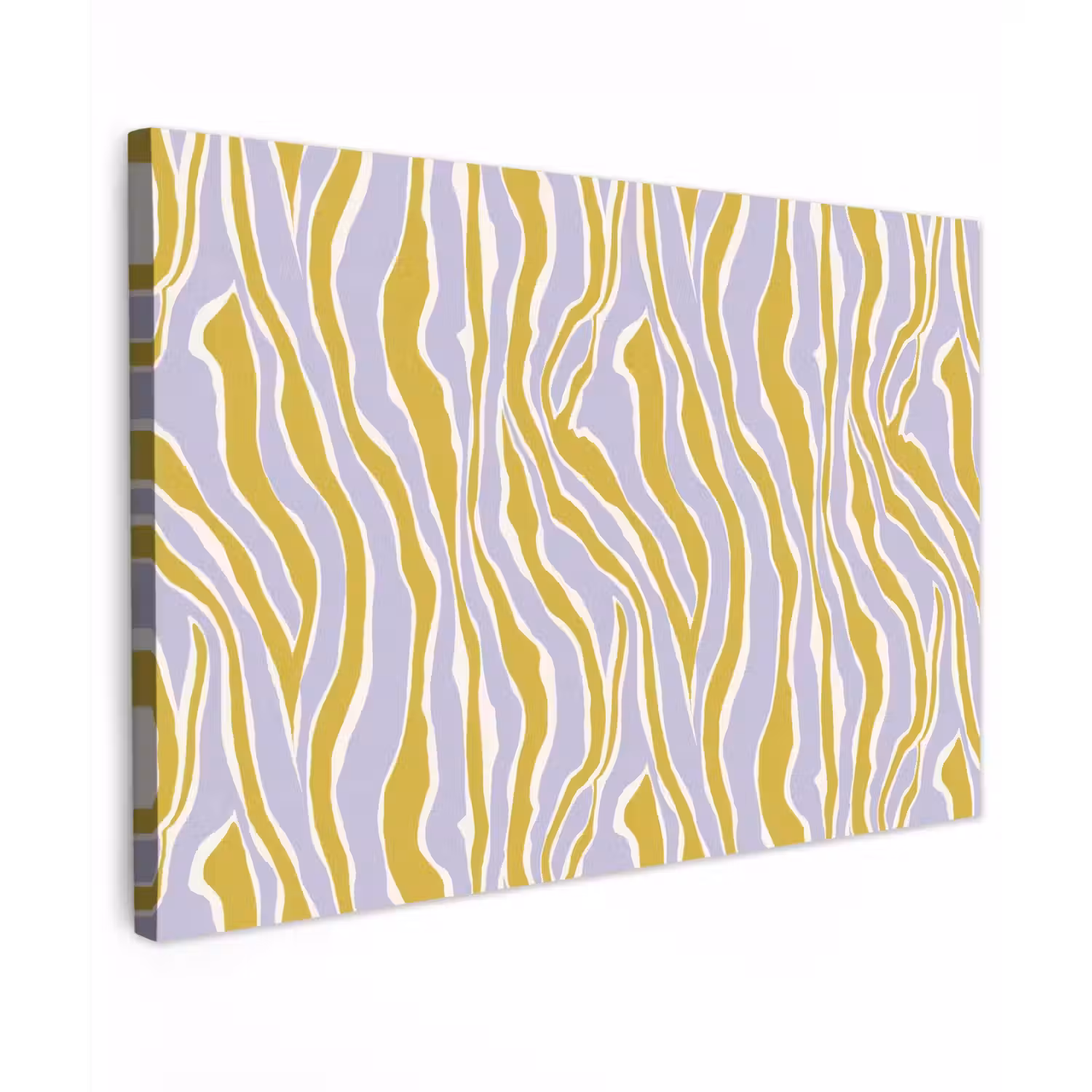 Zebra - Modern - Meerkleurig Tuinposter op houten frame 2 cm dik klein 845 -3d