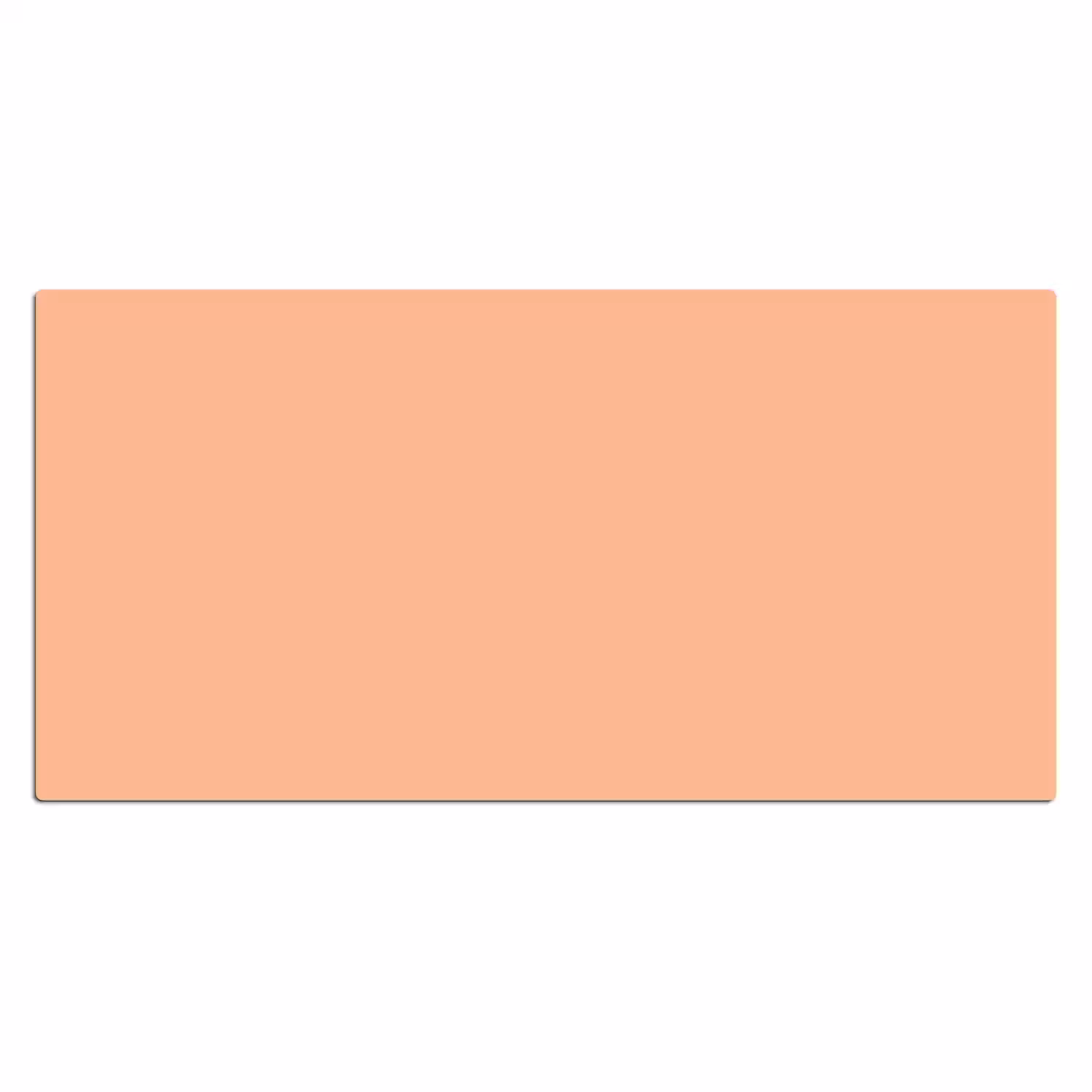 Abrikoos - Roze - Pastel - Effen - Kleur Muismat XXL klein -3d_leeg
