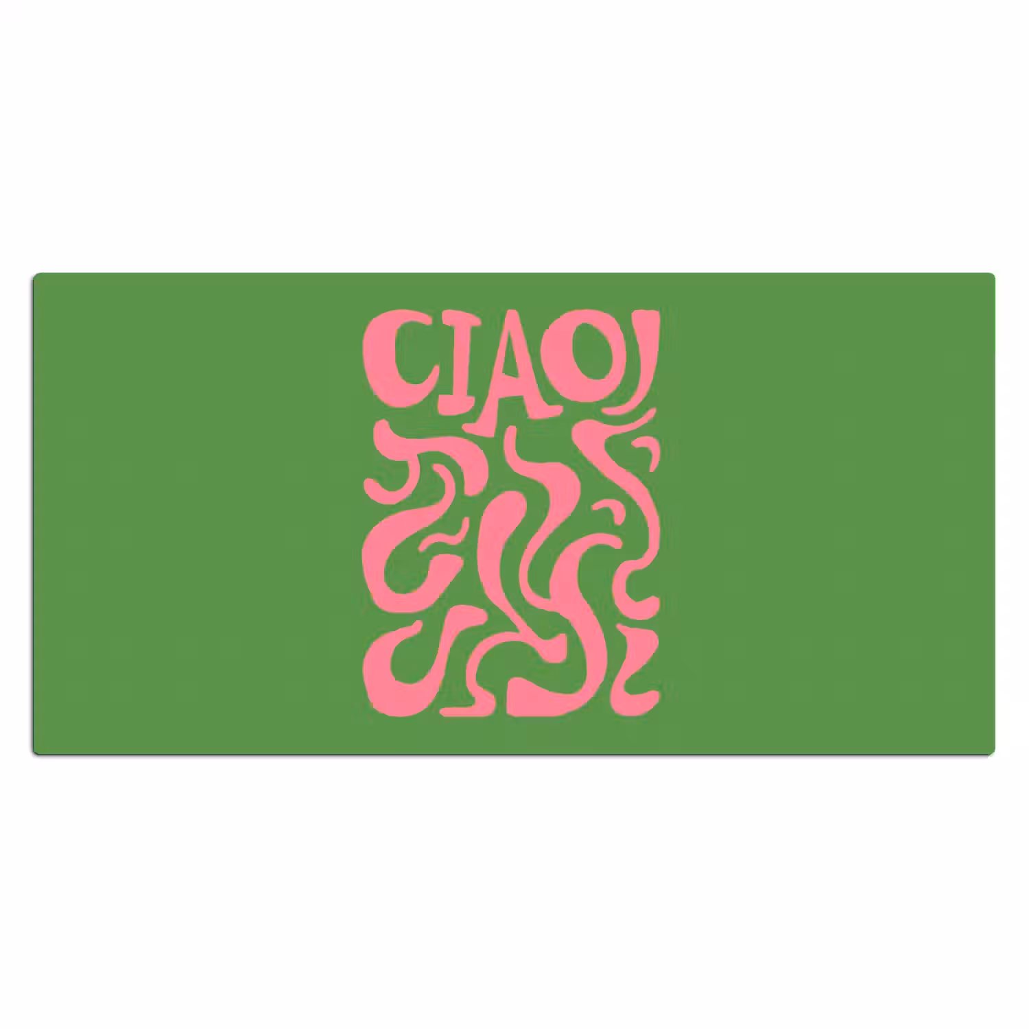Abstract - Roze - Ciao - Vormen Muismat XXL klein -3d_leeg