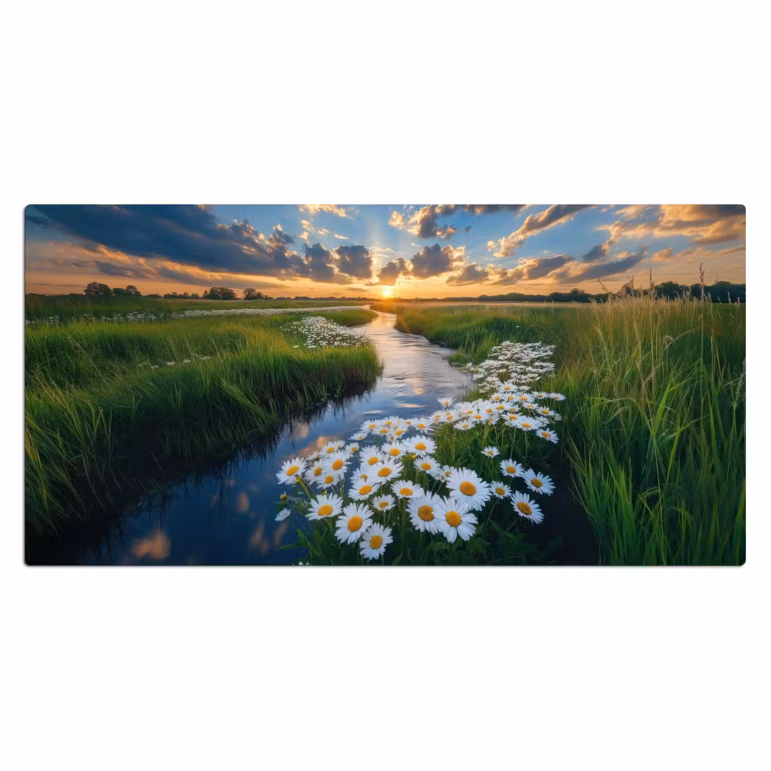 Beekje - Landschap - Margriet Muismat XXL klein -3d_leeg