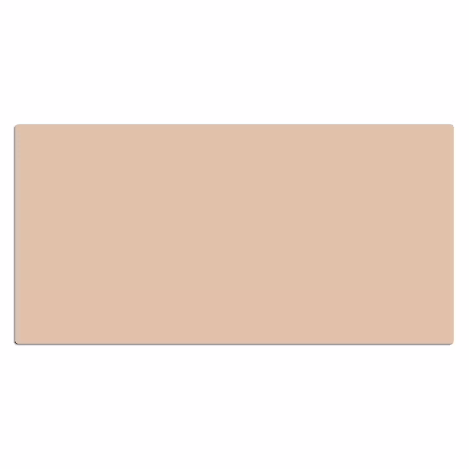 Beige - Kleuren - Effen Muismat XXL klein -3d_leeg