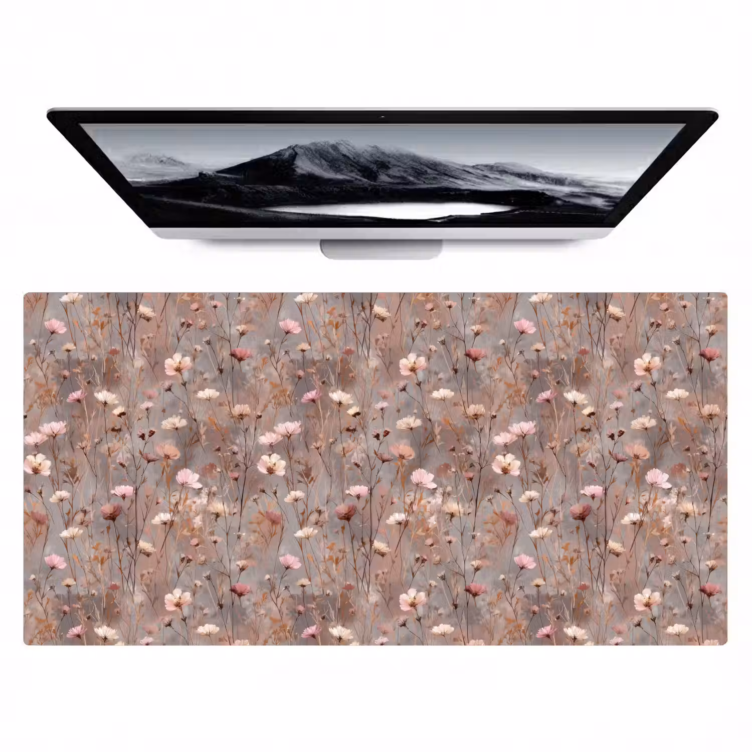 Bloemen - Wild - Pastel Muismat XXL klein 681 -zzz3d