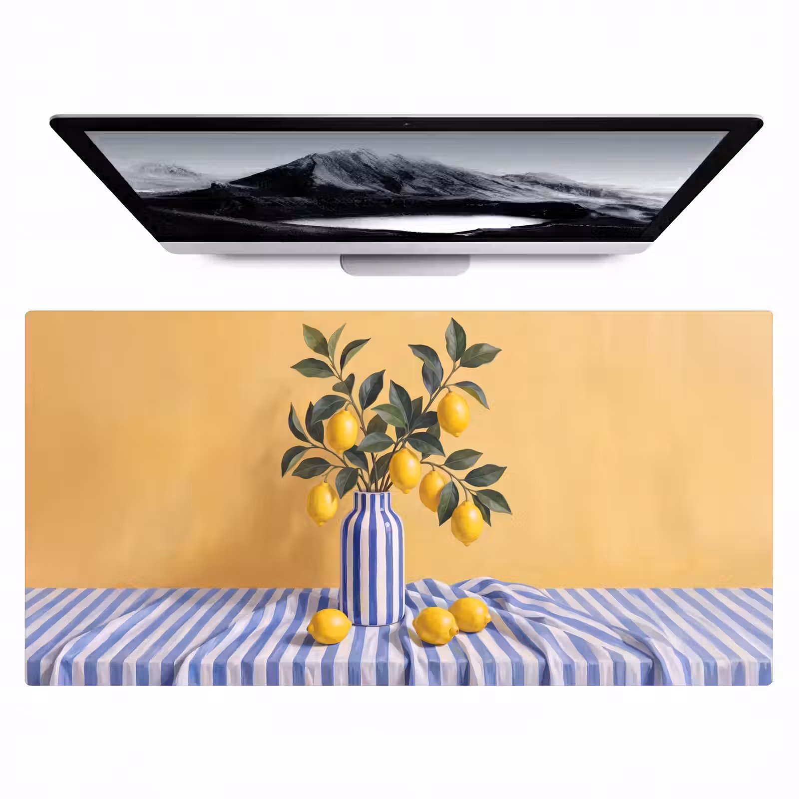 Bureau onderlegger - Citroen - Stilleven - Modern - Citroen - Stilleven - Modern Muismat XXL klein