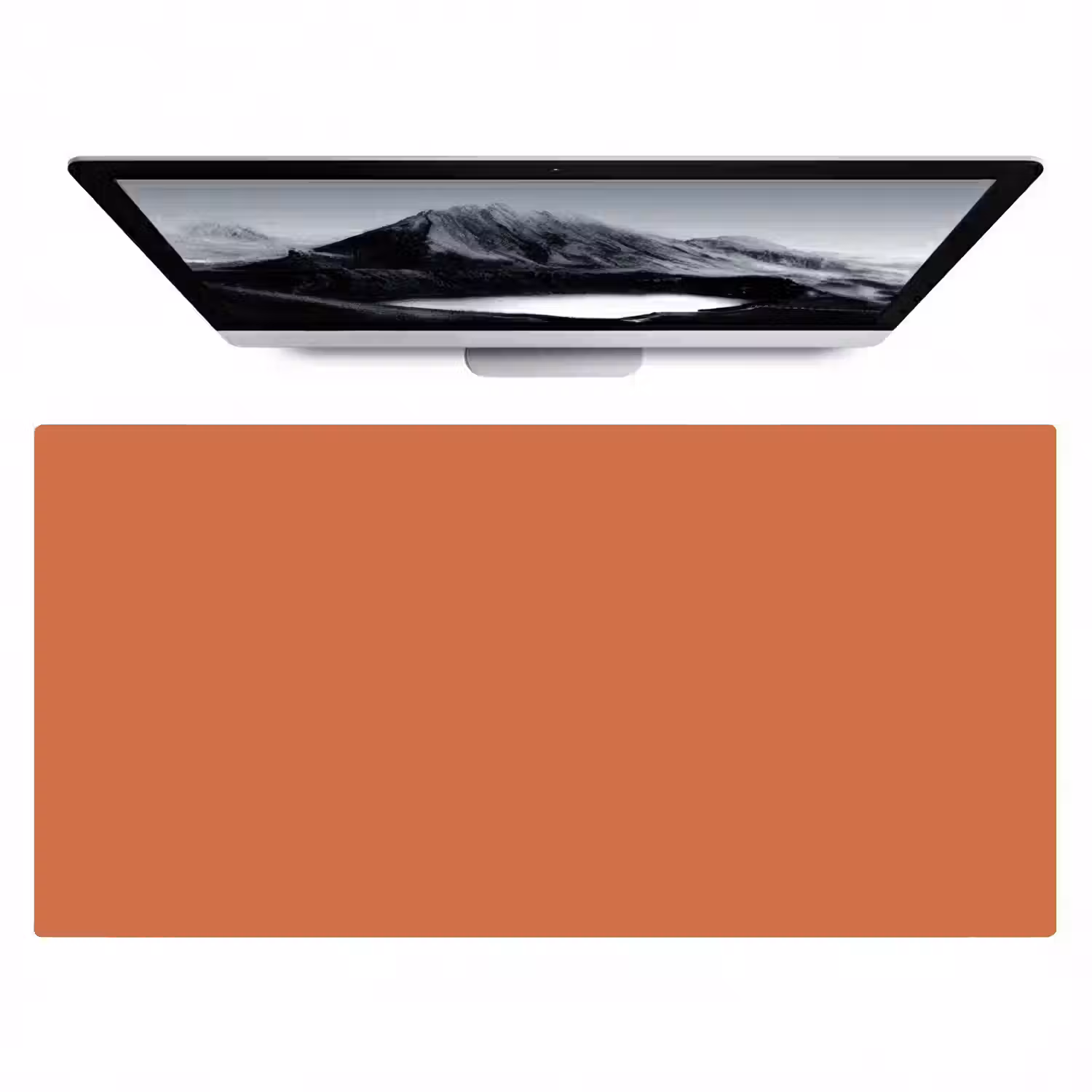 Classic - Terracotta - Oranje Muismat XXL klein 681 -zzz3d