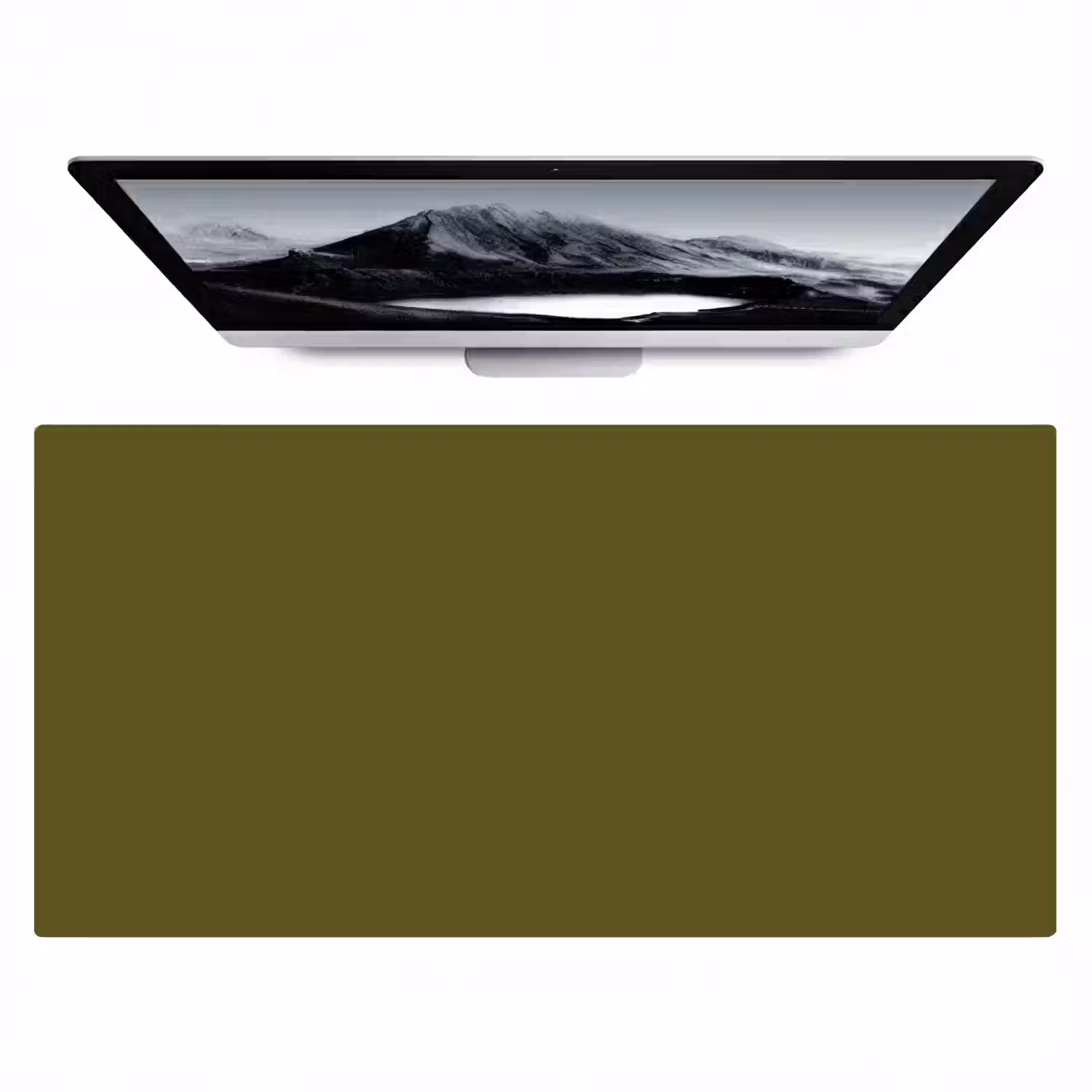 Dark - Olive - Groen Muismat XXL klein 681 -zzz3d
