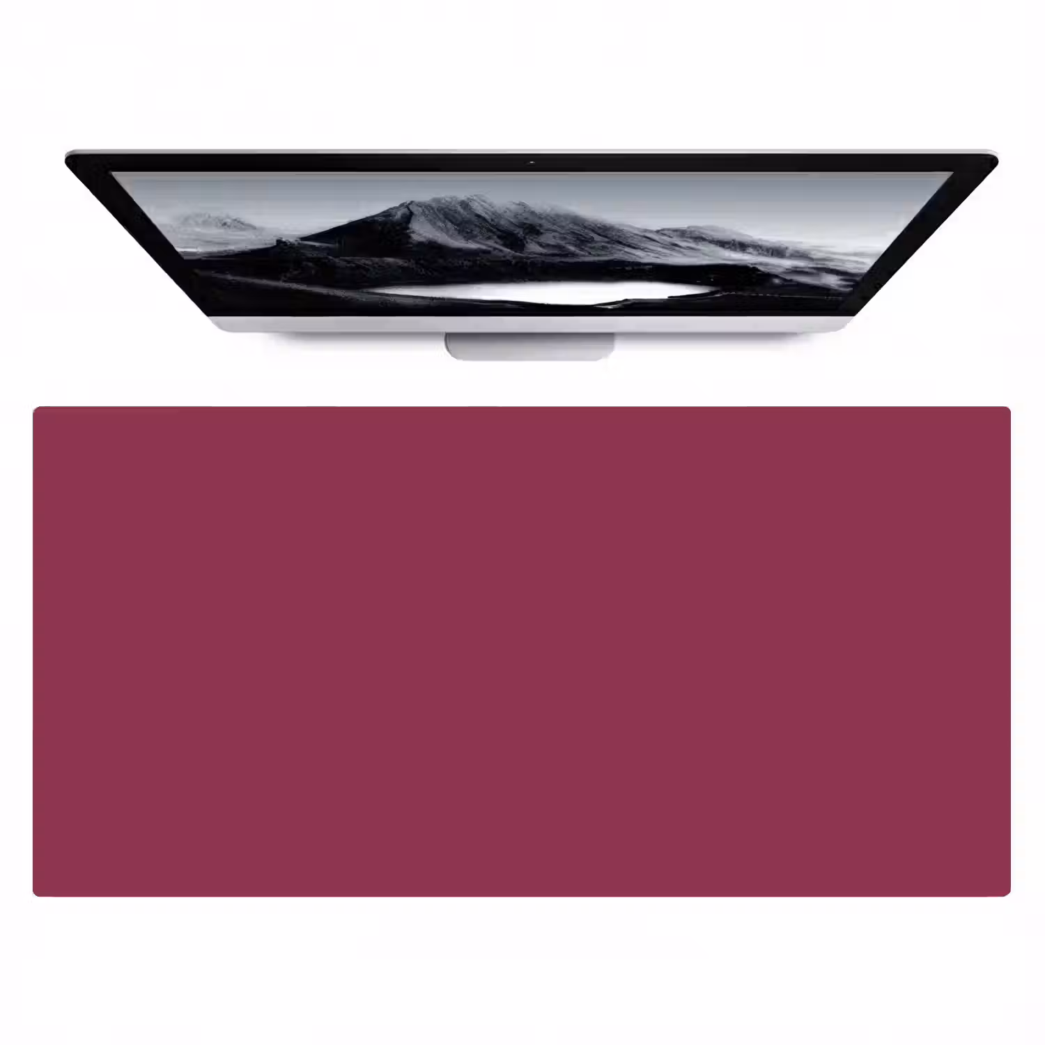 Deep - Rasberry - Rood Muismat XXL klein 681 -zzz3d
