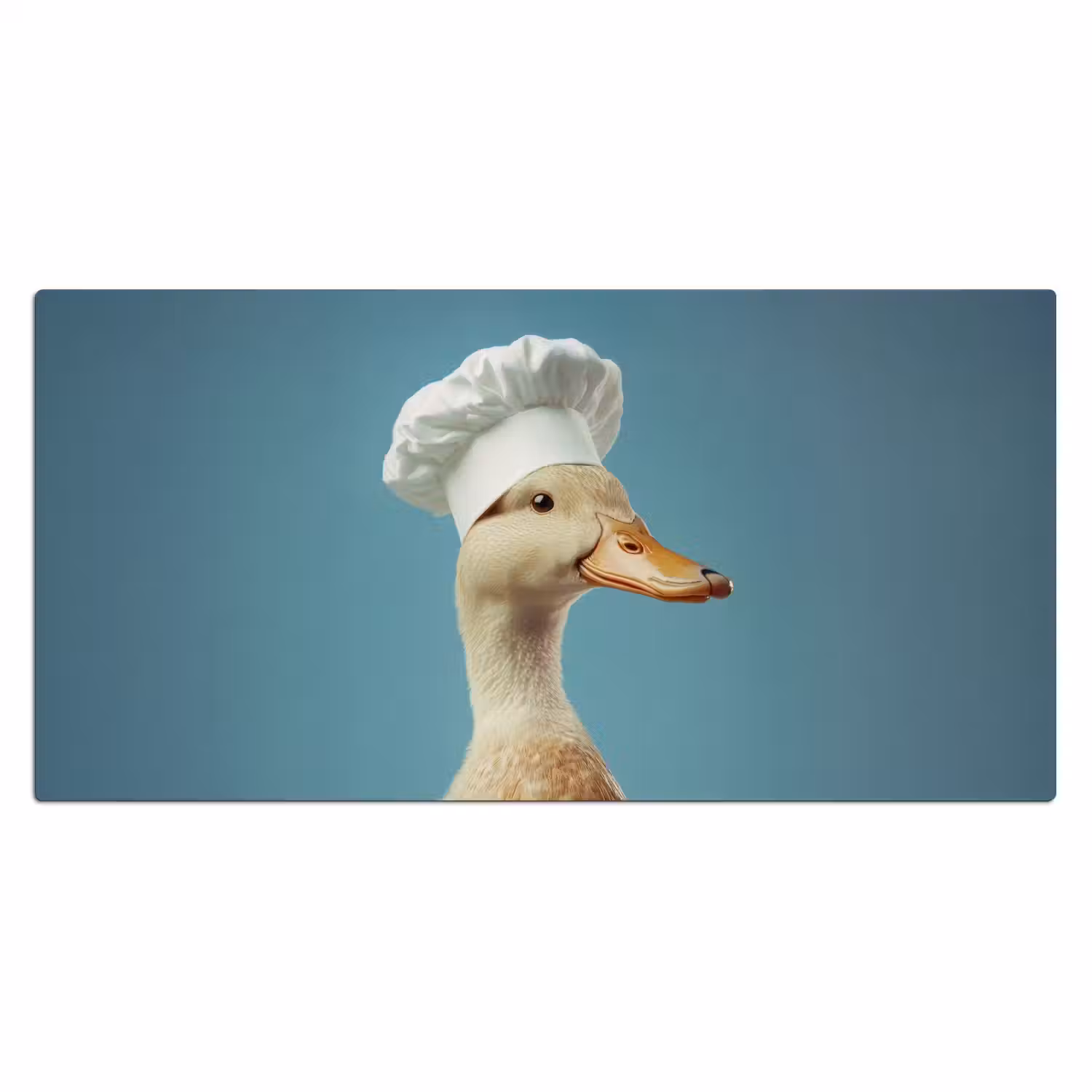 Eend - Koksmuts - Cute - Vogel Muismat XXL klein -3d_leeg