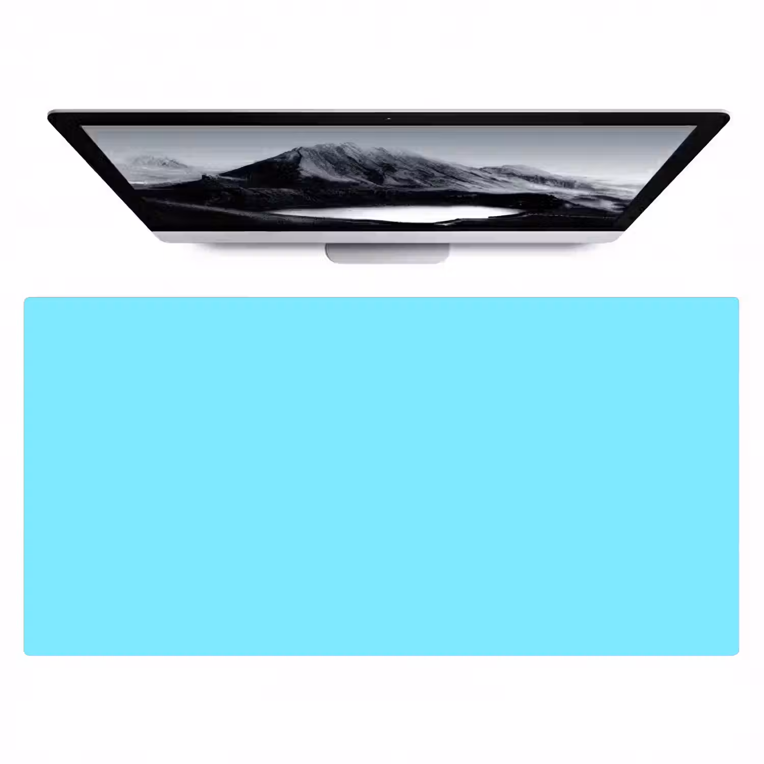 Electric - Cyan - Blauw Muismat XXL klein 681 -zzz3d
