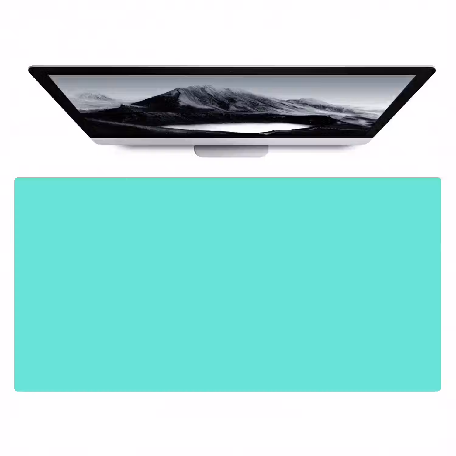 Electric - Cyan - Turkoois Muismat XXL klein 681 -zzz3d