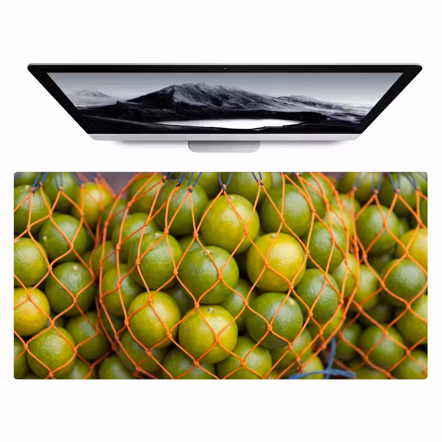 Eten - Net - Groen - Markt Muismat XXL klein -zzz3d