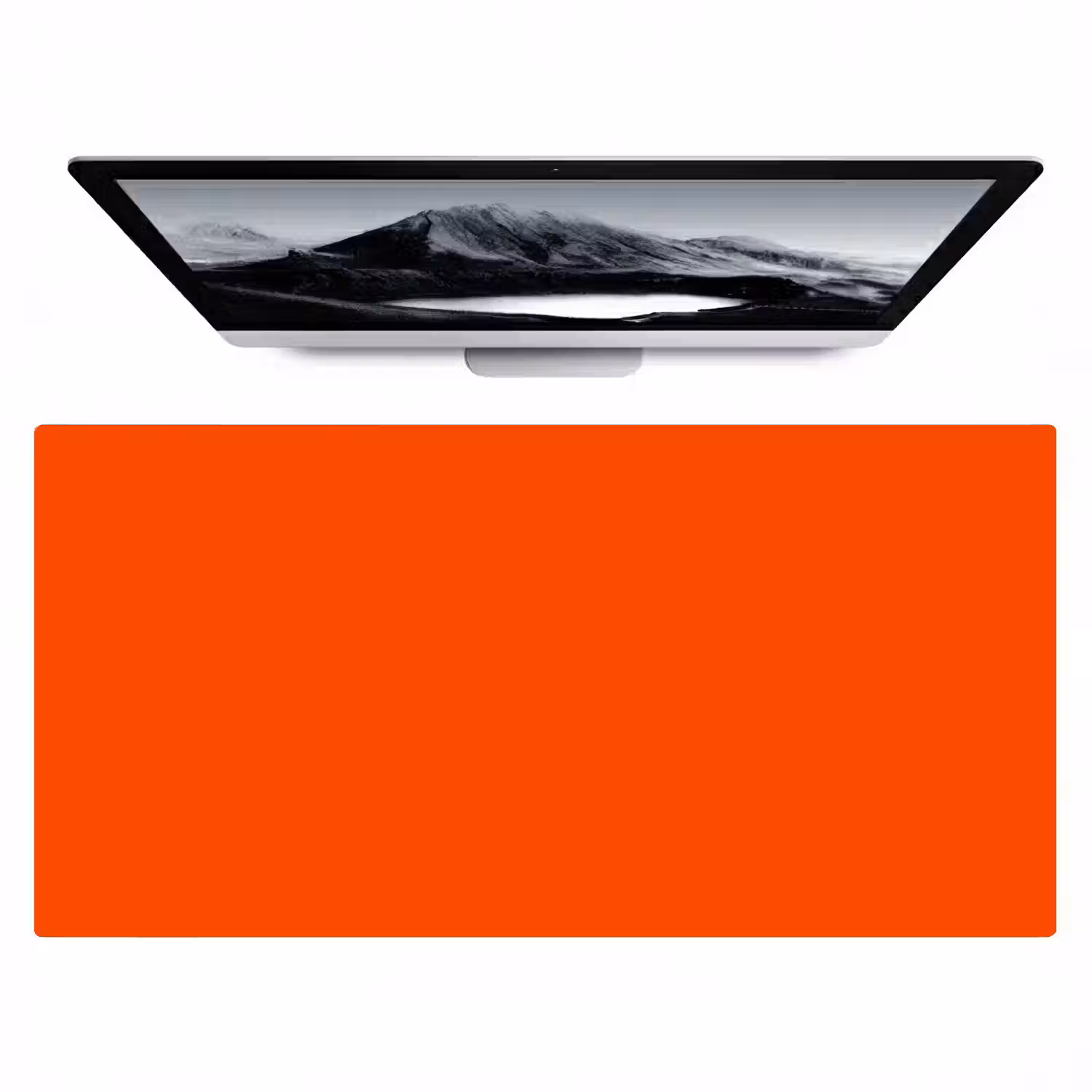 Fiery - Tangerine - Oranje Muismat XXL klein 681 -zzz3d