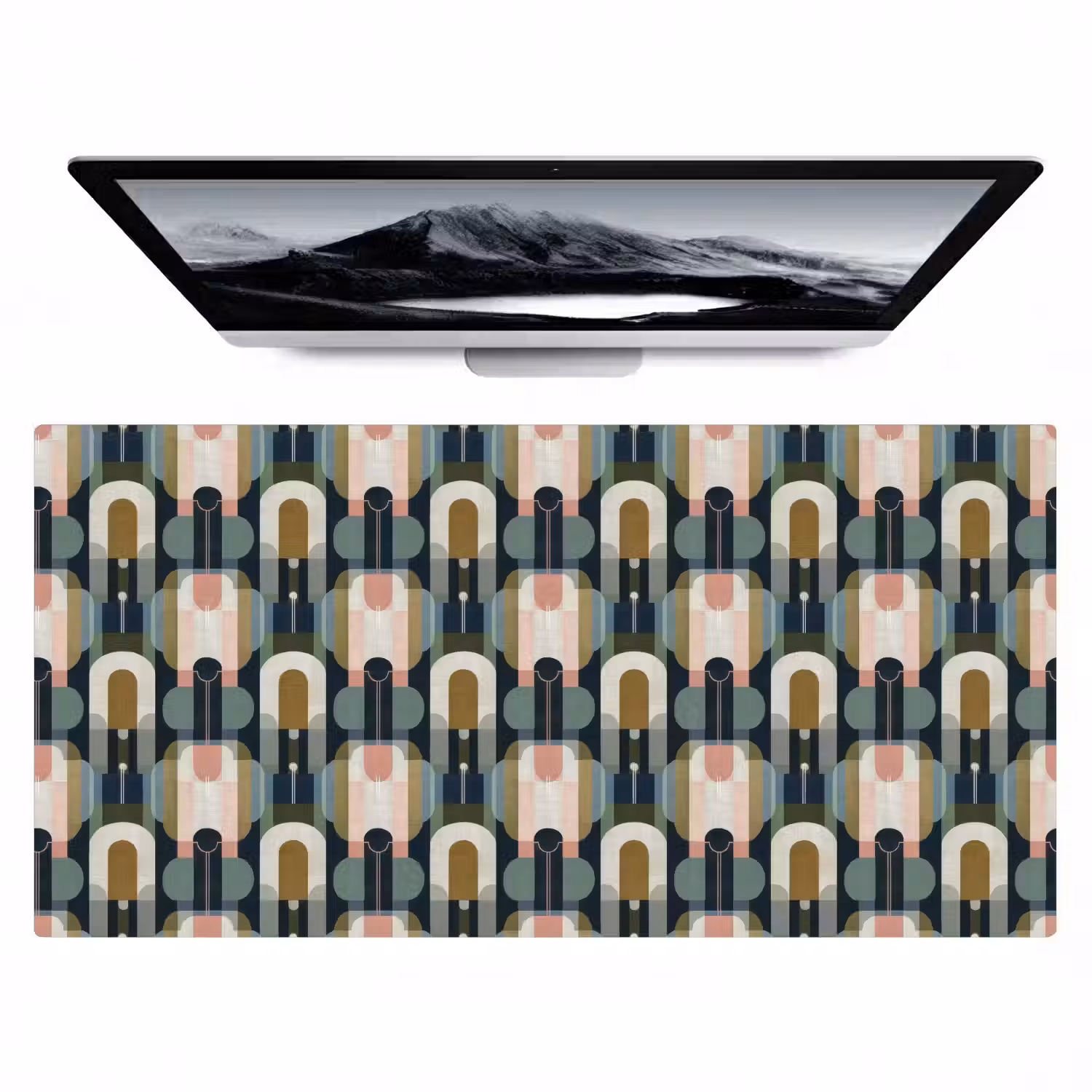 Geografisch - Modern - Kleurrijk Muismat XXL klein 681 -zzz3d