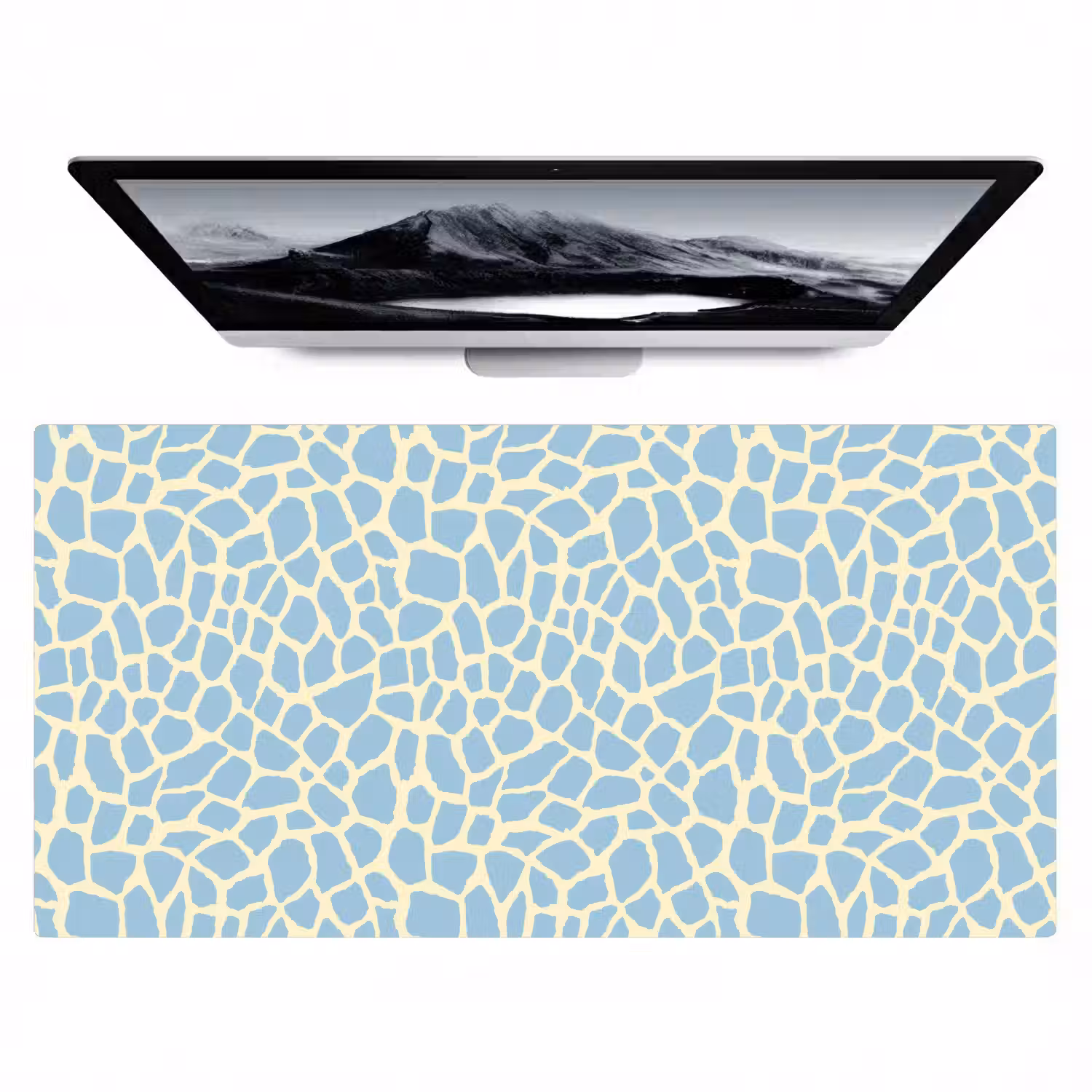Giraf - Modern - Blauw Muismat XXL klein 681 -zzz3d
