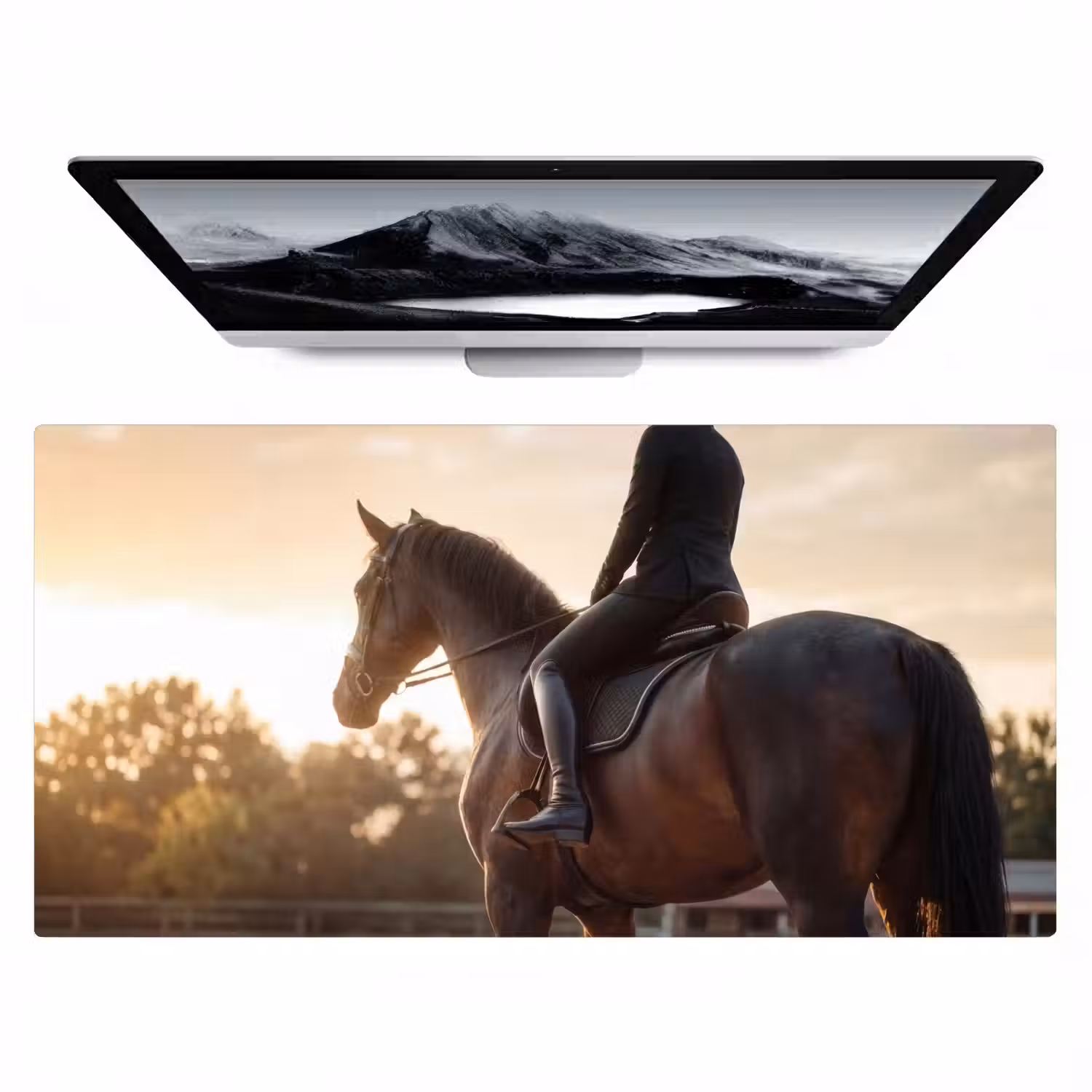 Harmonie - Ruiter - Zon Muismat XXL klein -zzz3d