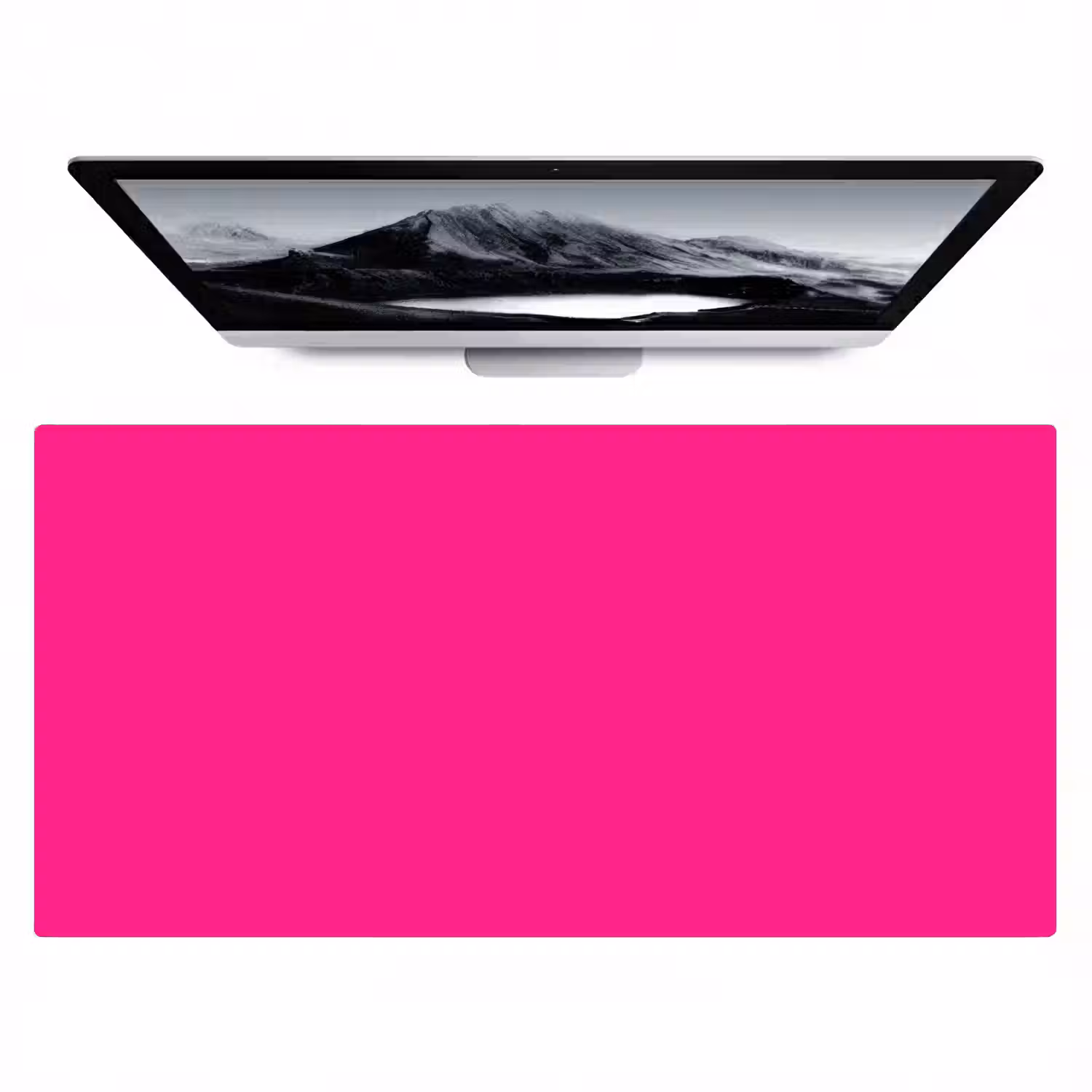 Hot - Fuchsia - Roze Muismat XXL klein 681 -zzz3d