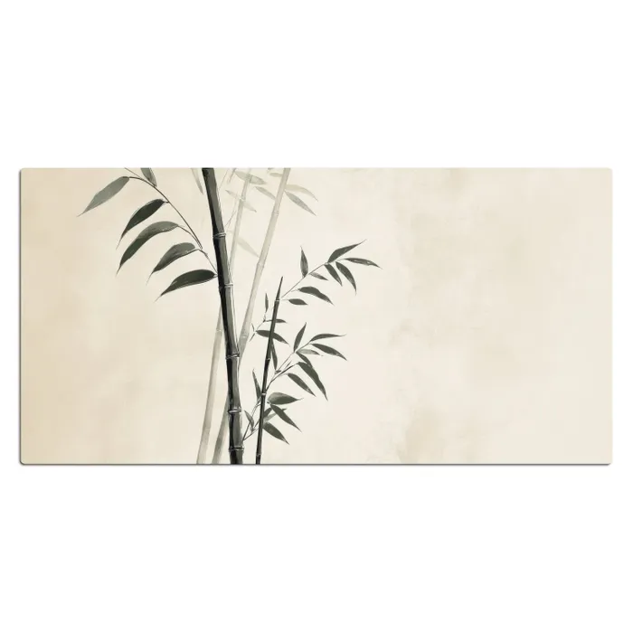 Japandi - Bamboe - Beige Muismat XXL klein -3d_leeg