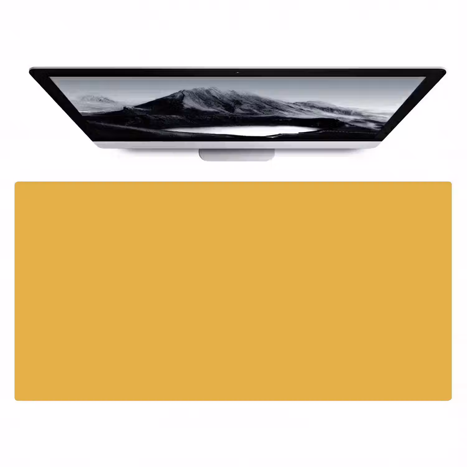 Joyful - Mustard - Geel Muismat XXL klein 681 -zzz3d