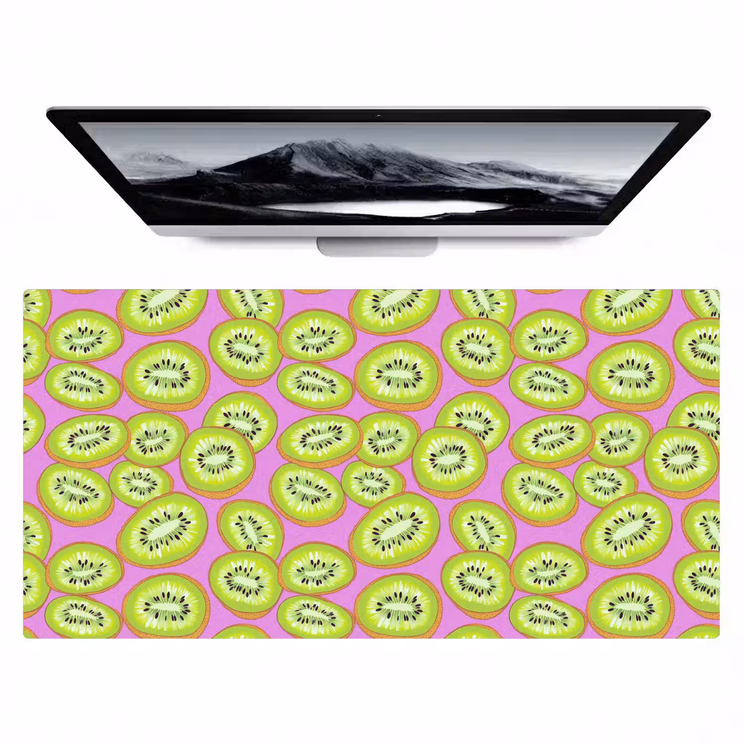 Kiwi - Speels - Groen Muismat XXL klein 681 -zzz3d