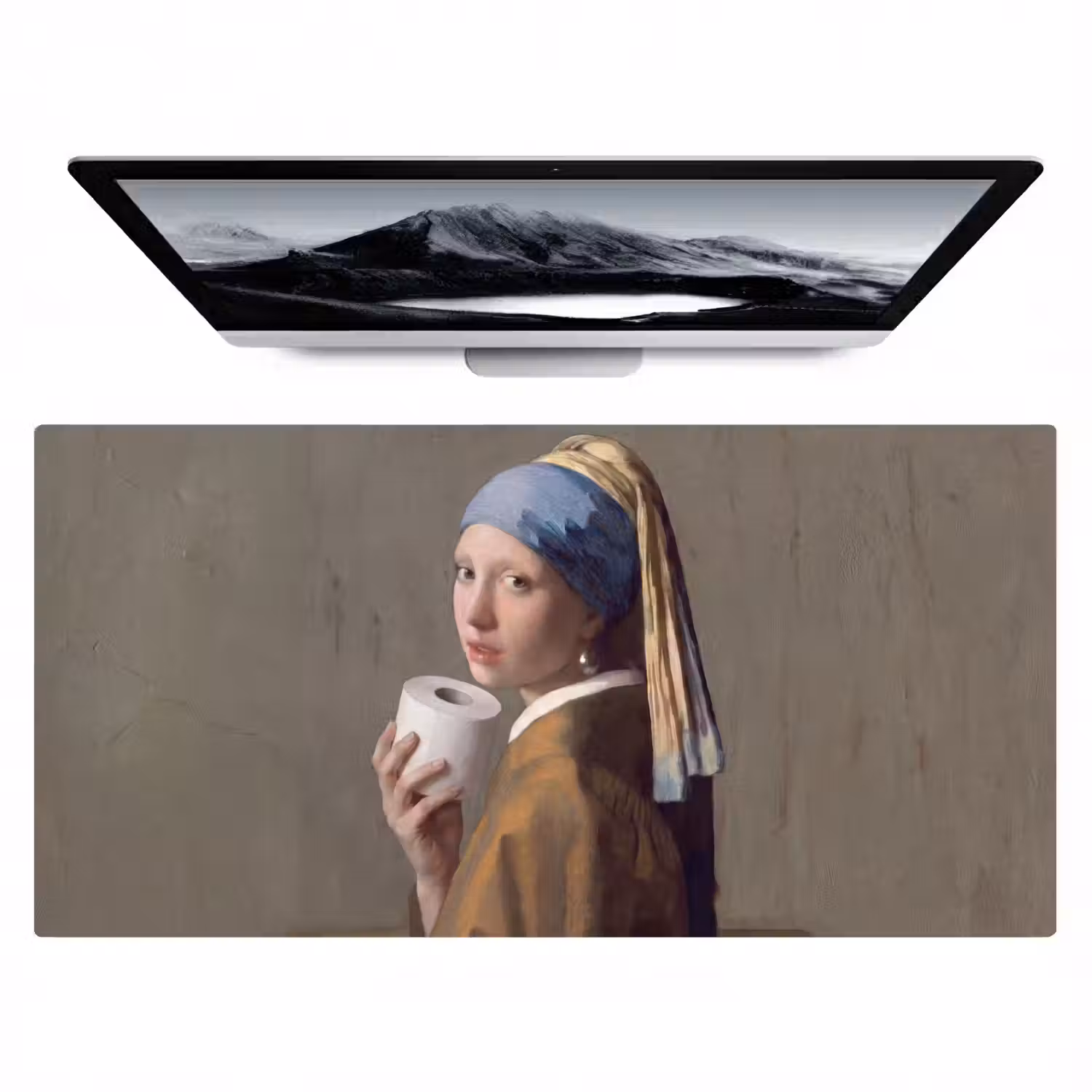 Klassiek - Humor - Kleurrijk Muismat XXL klein -zzz3d
