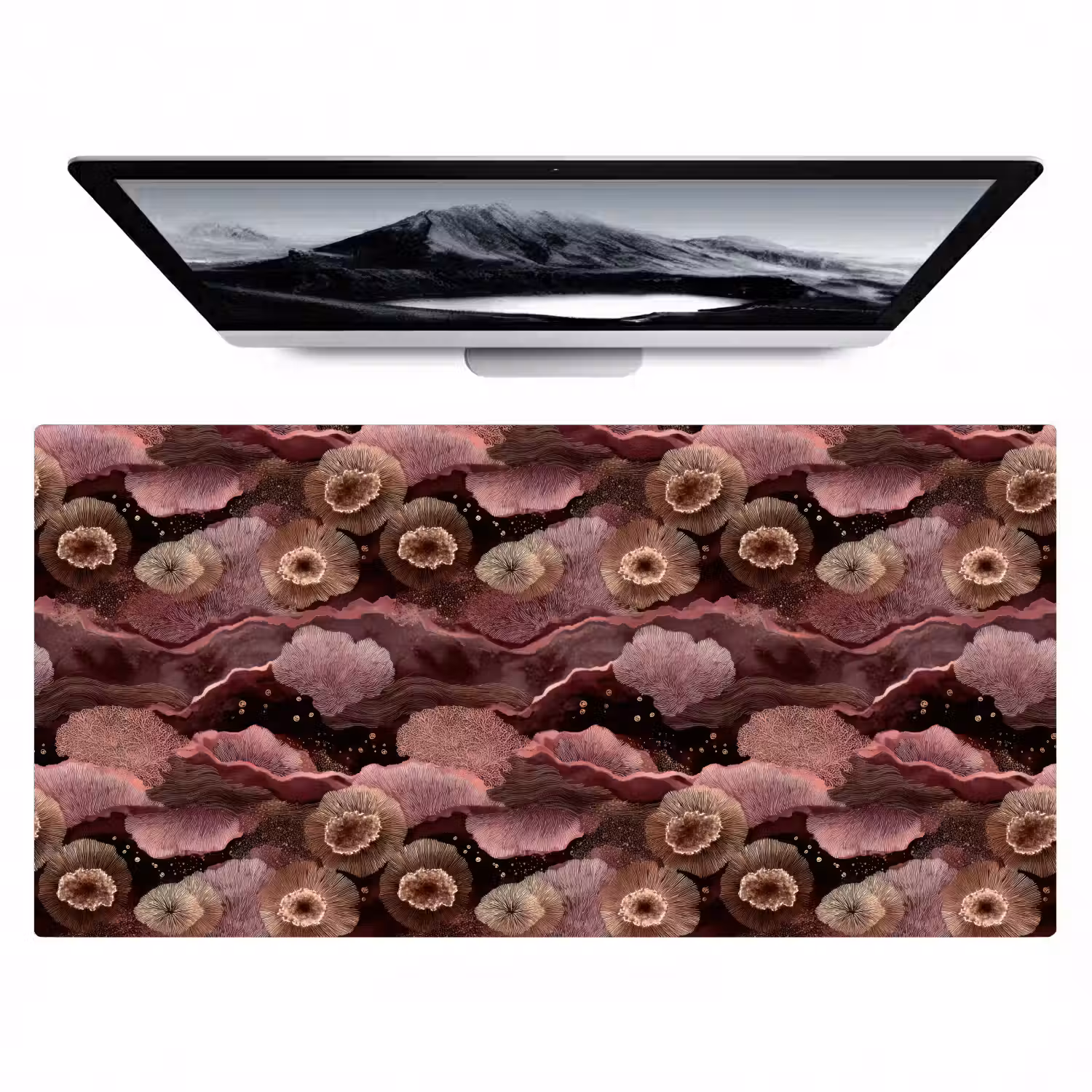 Koraal - Organisch - Roze Muismat XXL klein 681 -zzz3d
