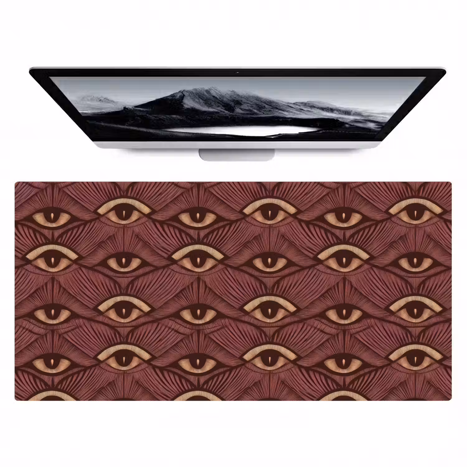 Mystiek - Ogen - Bruin Muismat XXL klein 681 -zzz3d