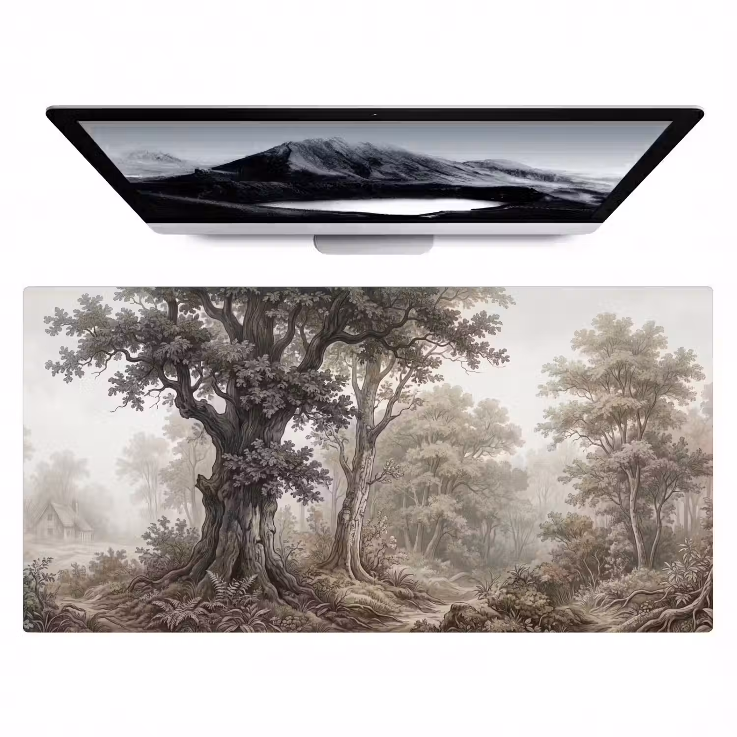 Natuur - Bos - Eik Muismat XXL klein -zzz3d