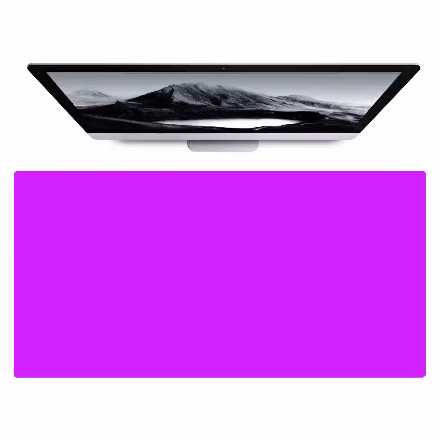 Neon - Orchid - Paars Muismat XXL klein 681 -zzz3d