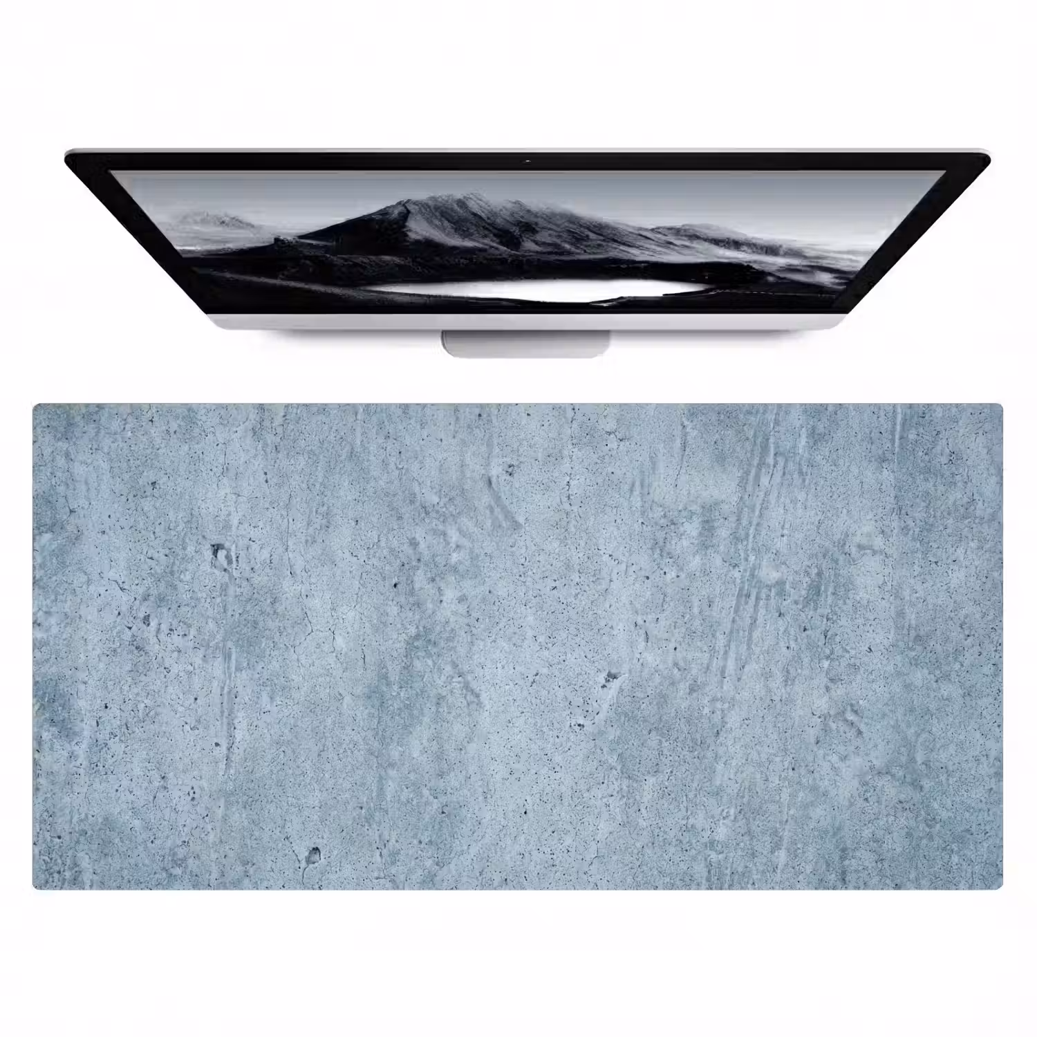 Oppervlak - Ruw - Abstract - Modern - Grijs Muismat XXL klein -zzz3d