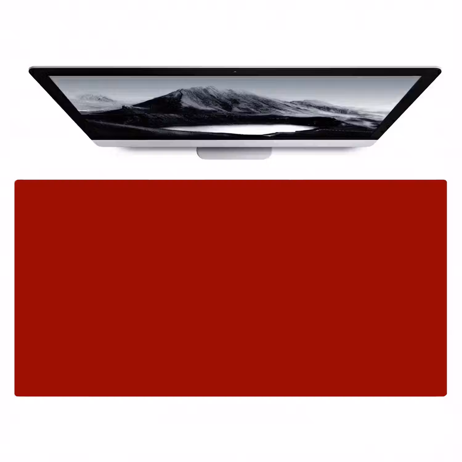 Oxblood - Maroon - Rood Muismat XXL klein 681 -zzz3d