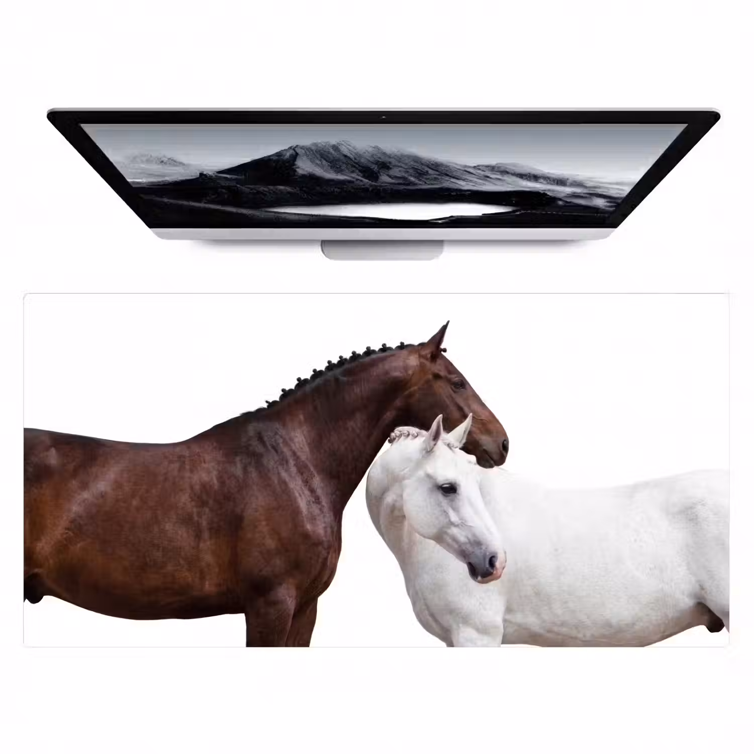 Paard - Modern - Balans Muismat XXL klein -zzz3d