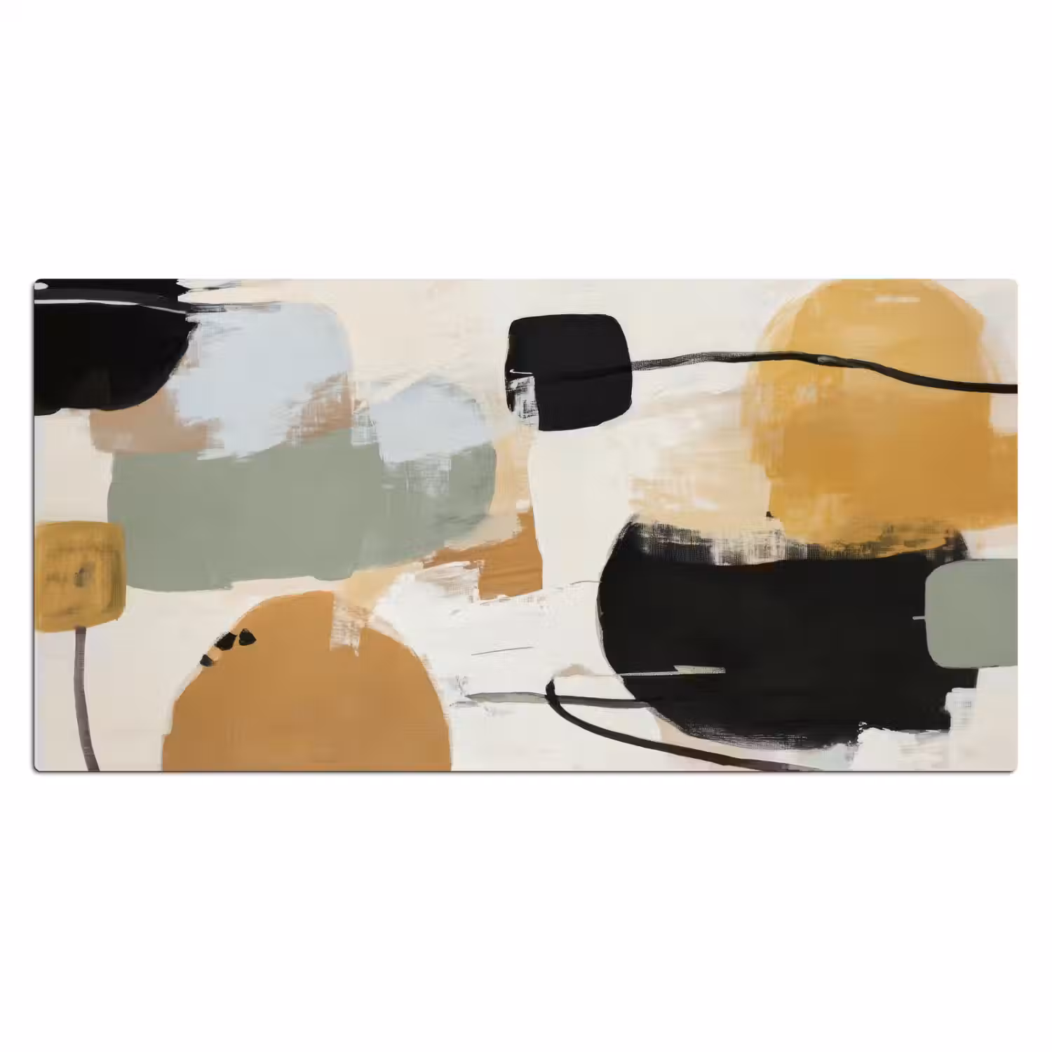 Paint - Abstract - Kleuren Muismat XXL klein -3d_leeg