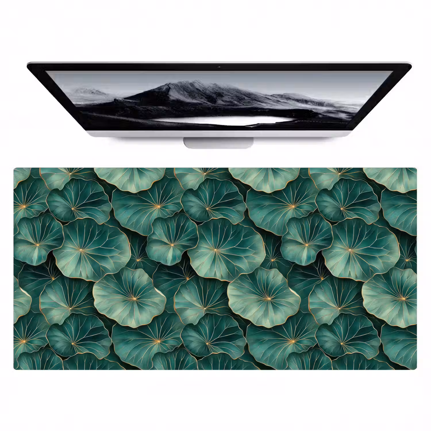 Patroon - Bladeren - Groen Muismat XXL klein 681 -zzz3d
