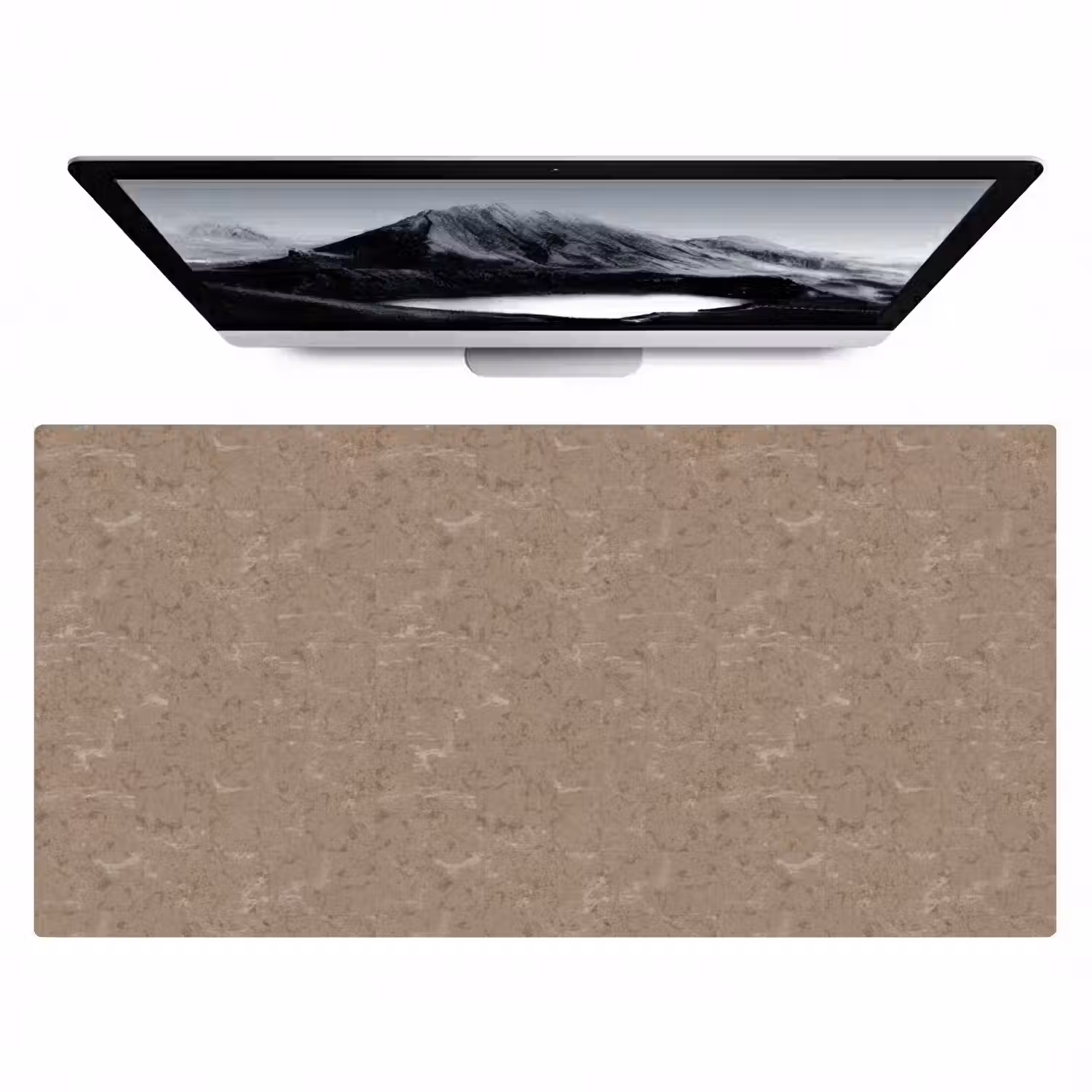 Patroon - Kalksteen - Beige Muismat XXL klein 681 -zzz3d