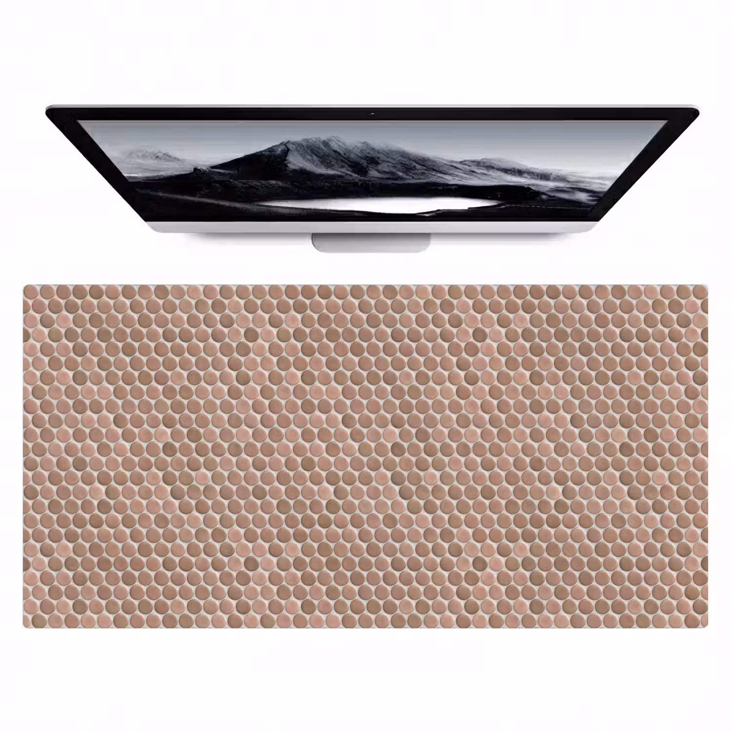Penny - Mozaïek - Oudroze - Terracotta Muismat XXL klein 681 -zzz3d