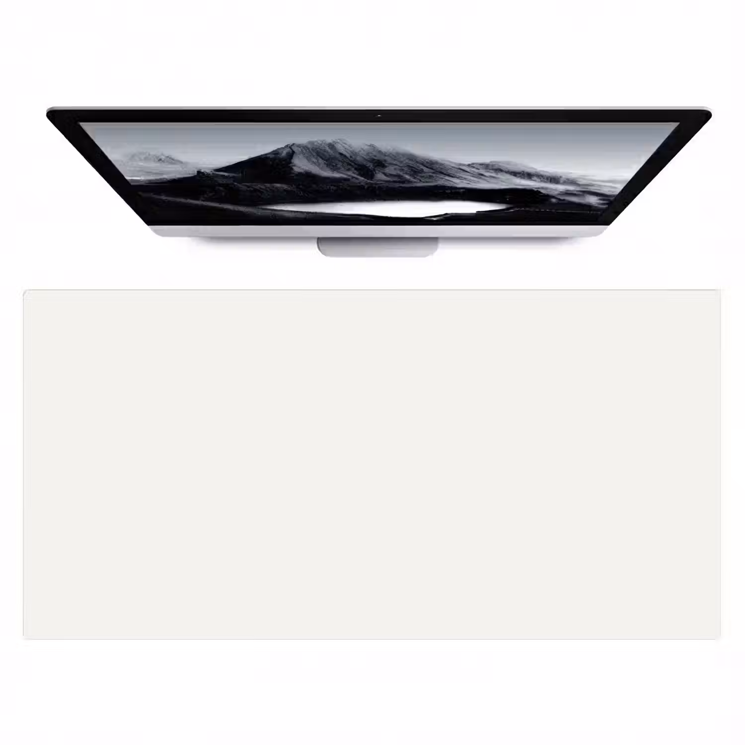 Pure - Alabaster - Wit Muismat XXL klein 681 -zzz3d