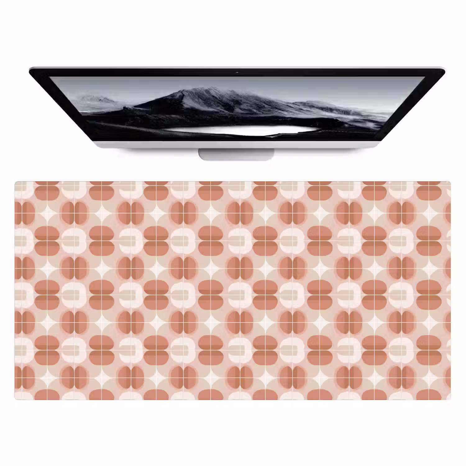 Retro - Klassiek - Roze Muismat XXL klein 681 -zzz3d