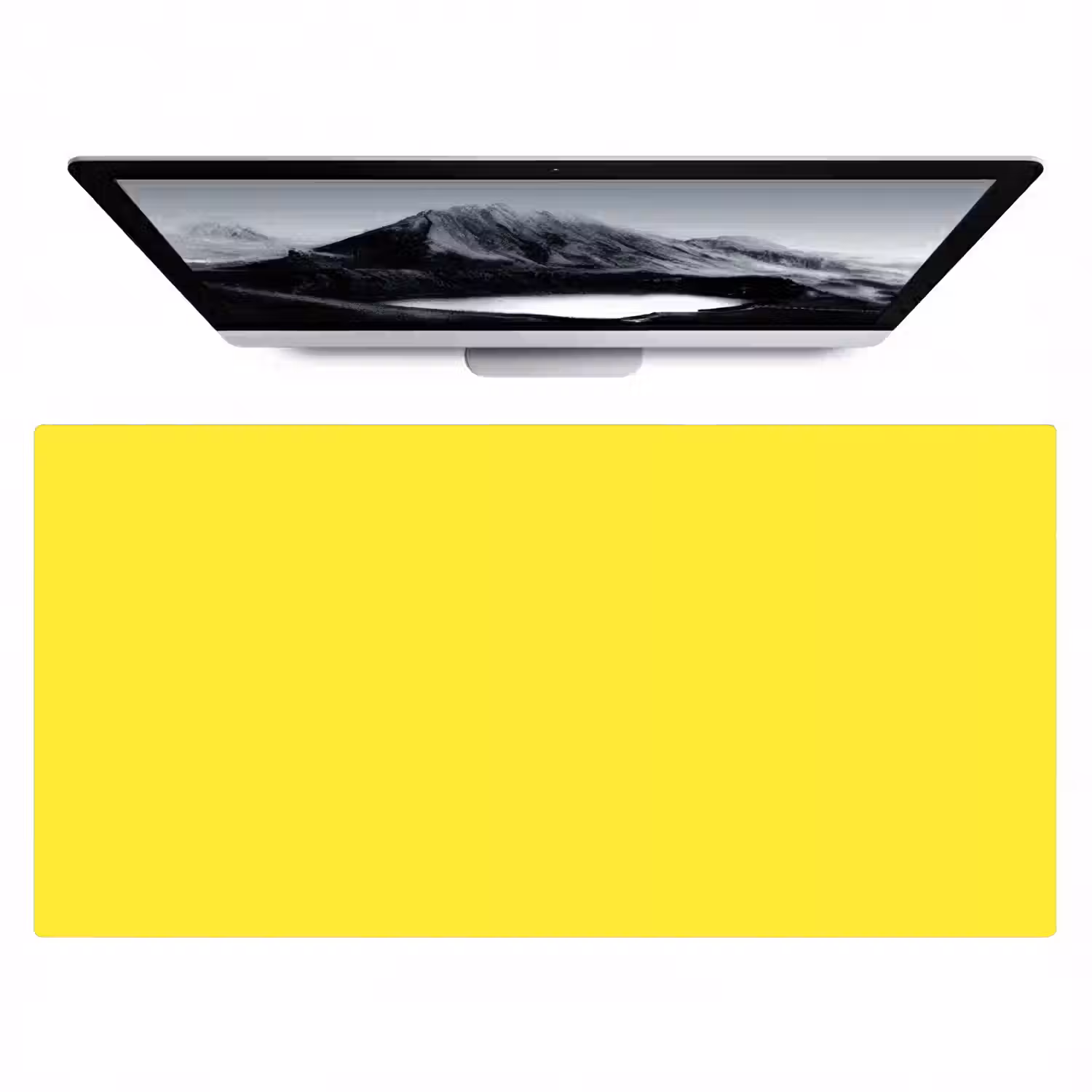 Soft - Custard - Geel Muismat XXL klein 681 -zzz3d