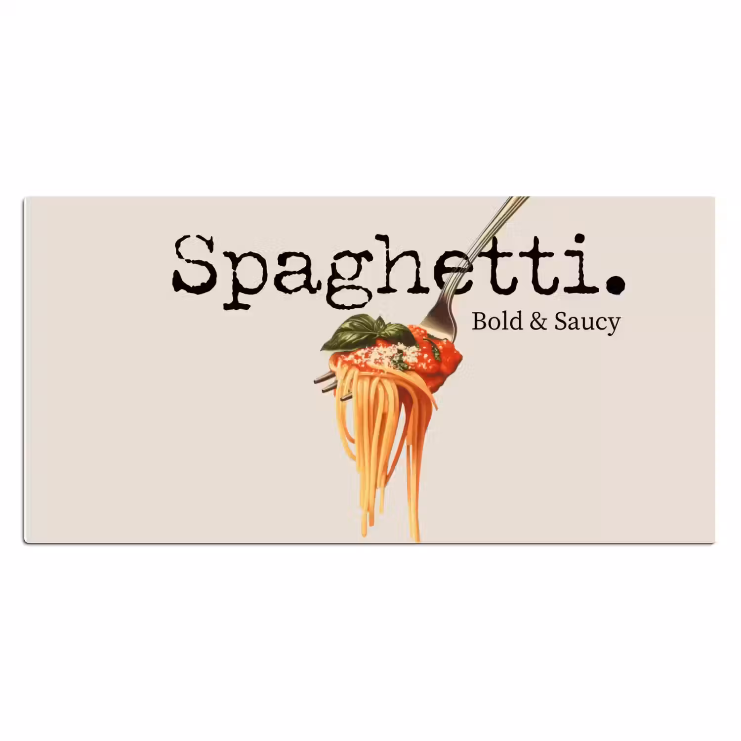 Spaghetti - tomatensaus - Parmezaanse kaas Muismat XXL klein -3d_leeg