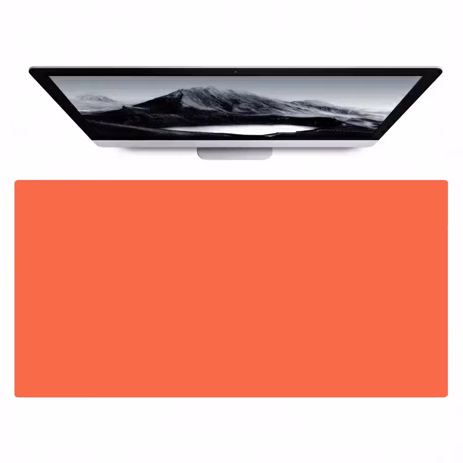 Sunset - Salmon - Oranje Muismat XXL klein 681 -zzz3d
