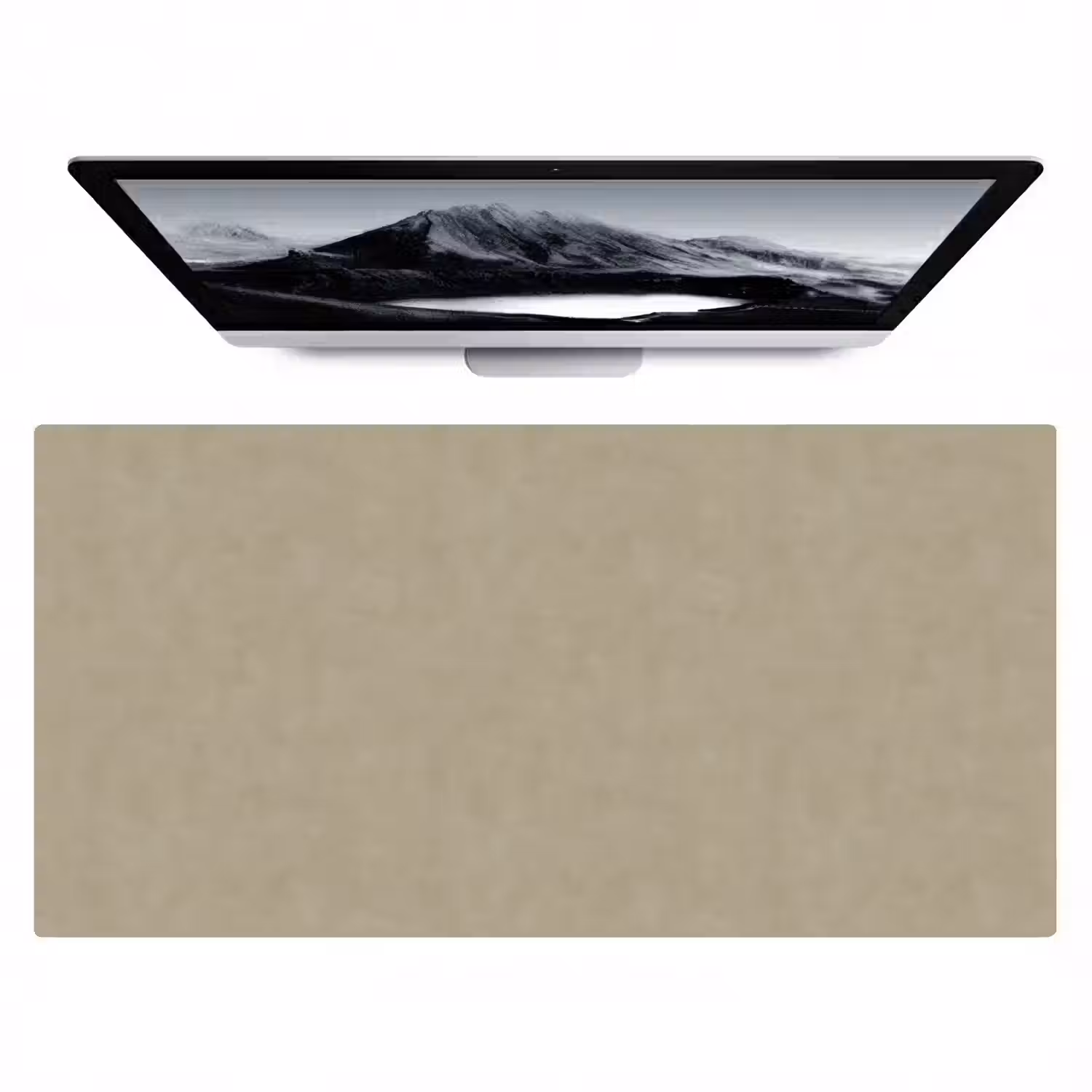 Taupekleur - Gewolkt textuur - Natuurlijk Muismat XXL klein 681 -zzz3d